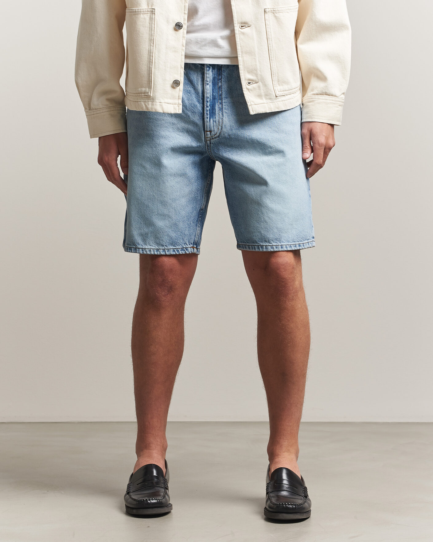 Uomini | Pantaloncini | NN07 | Otis Denim Shorts Light Blue Washed