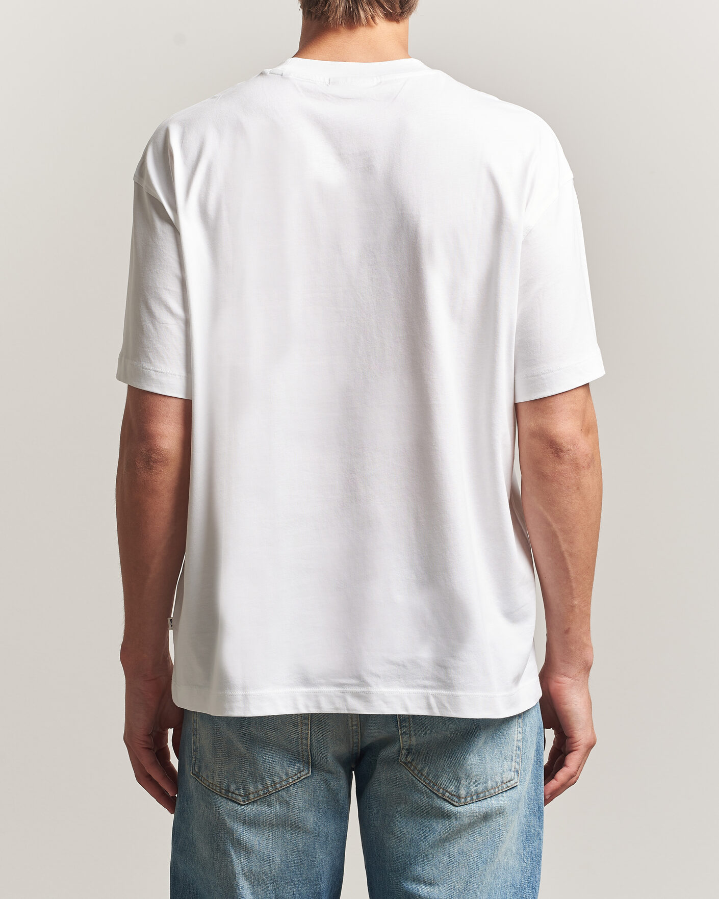 Uomini | T-shirt | NN07 | Lionel Suvin Cotton Crew Neck T-Shirt White