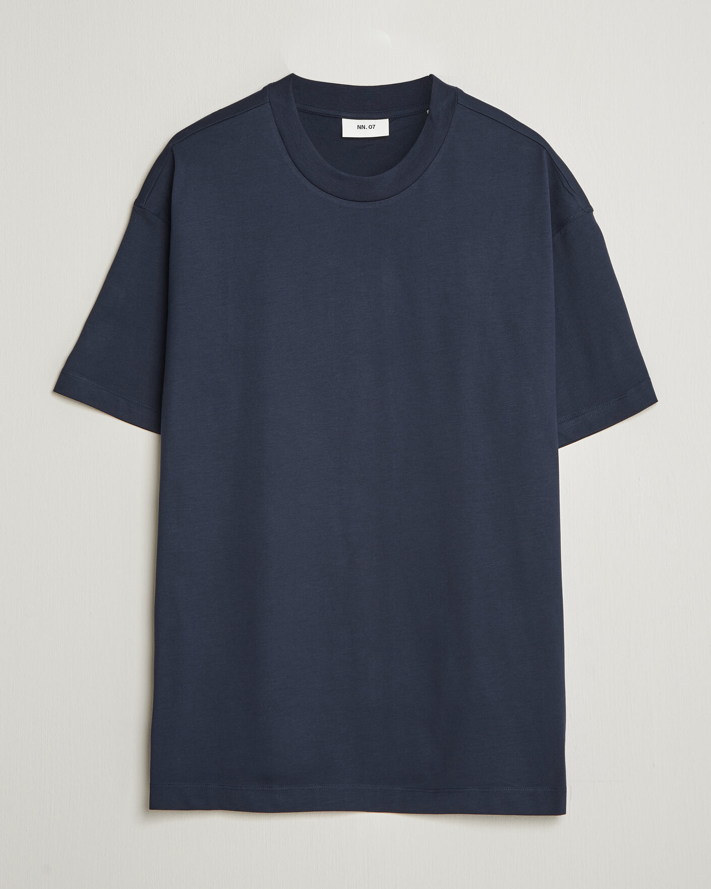 Uomini | T-shirt | NN07 | Lionel Suvin Cotton Crew Neck T-Shirt Navy Blue