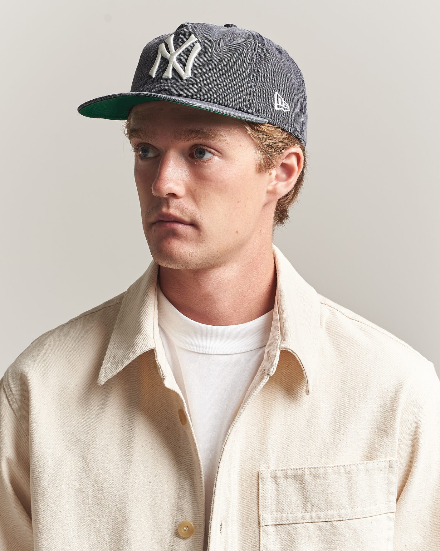 Uomini | Cappelli & Berretti | New Era | 9Twenty Washed Cotton Cap Grey New York Yankees