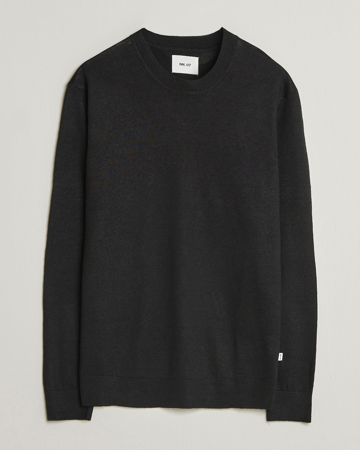 Uomini | Maglieria | NN07 | Ted Linen Knitted Sweater Black
