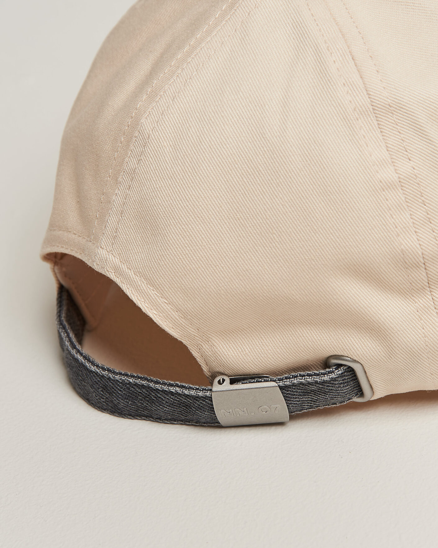 Uomini | NN07 Logo Cap Grey Denim | NN07 | Logo Cap Grey Denim