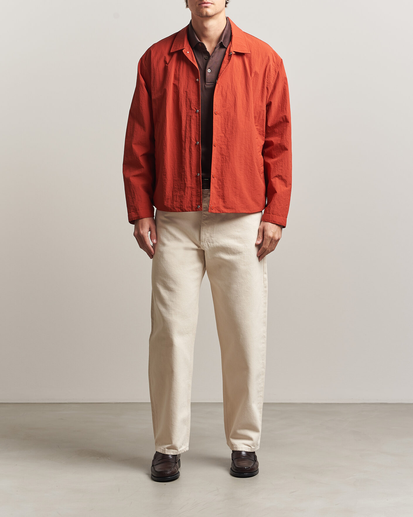 Uomini | Giacche | NN07 | Frenton Coach Jacket Sienna Heat