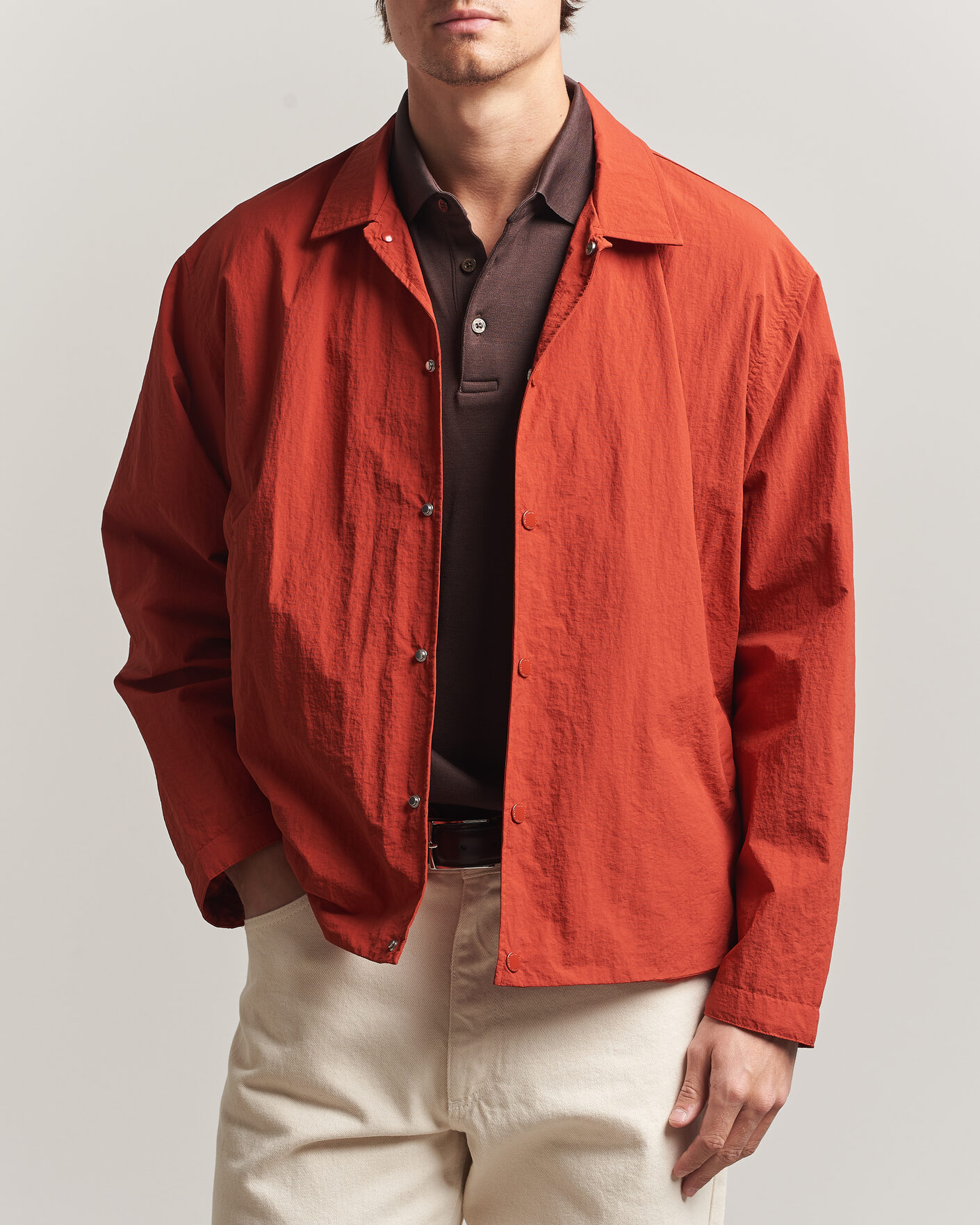 Uomini | Giacche | NN07 | Frenton Coach Jacket Sienna Heat