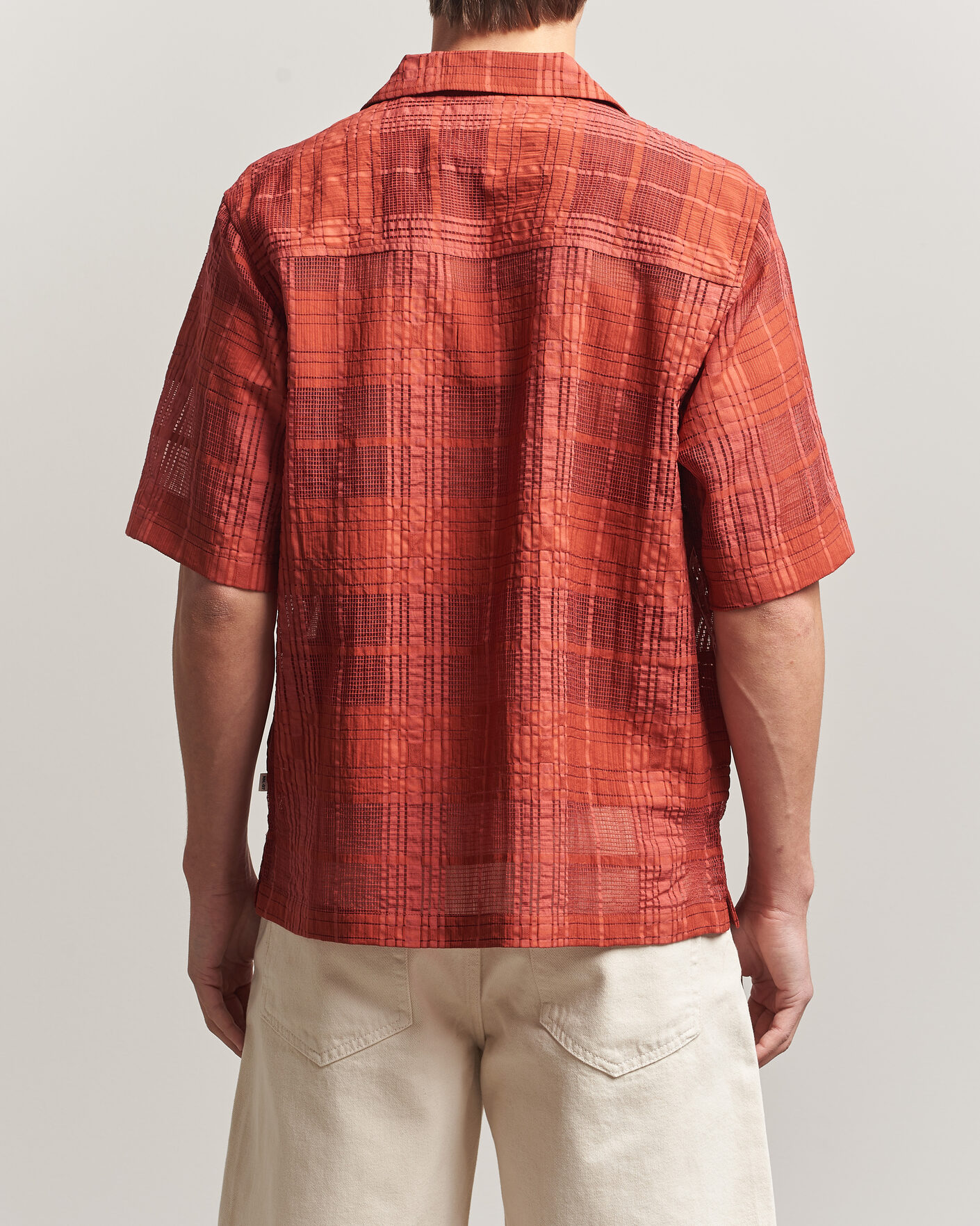 Uomini | Camicie | NN07 | Ben Short Sleeve Shirt Sienna Heat