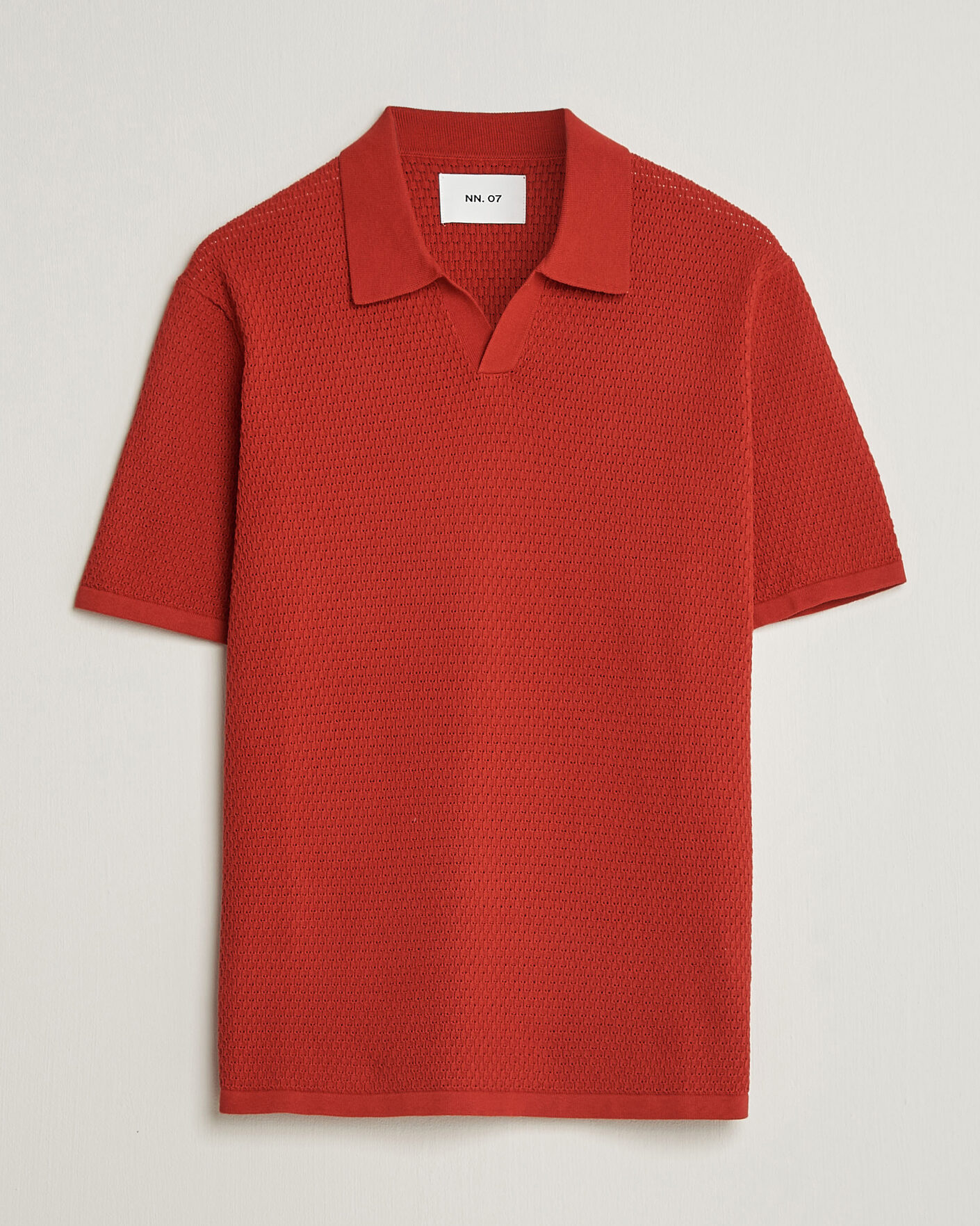 Uomini | Polo | NN07 | Paul Knitted Polo Sienna Heat