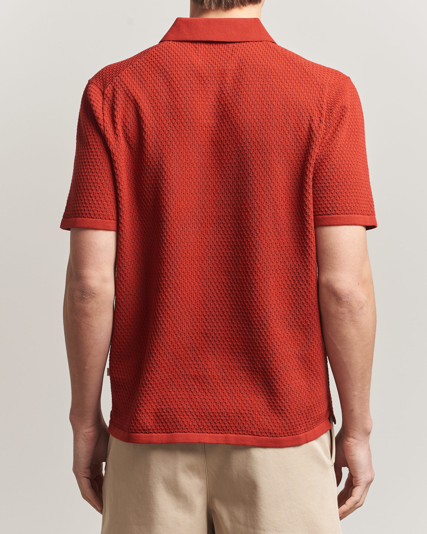 Uomini | Polo | NN07 | Paul Knitted Polo Sienna Heat