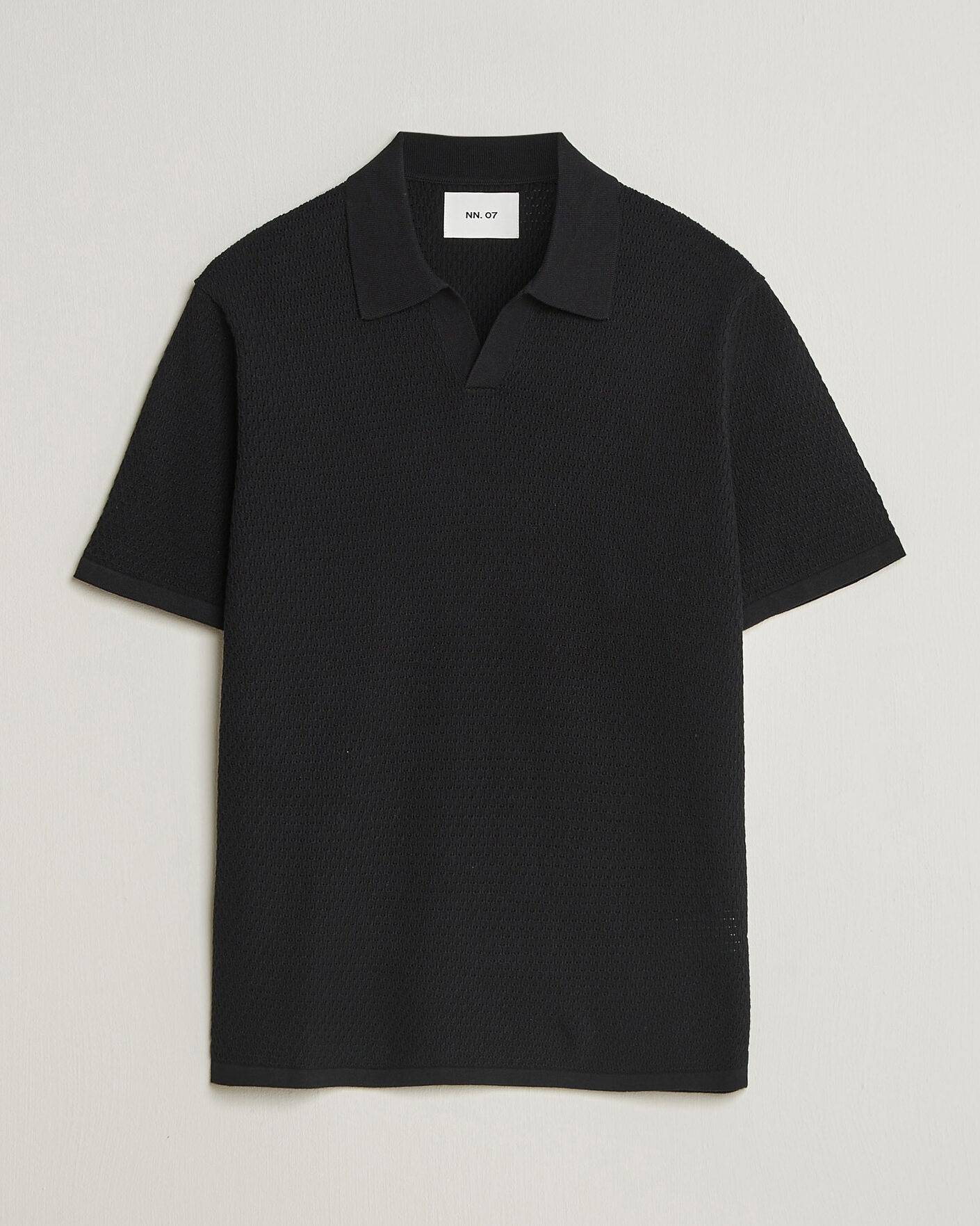Uomini | Polo | NN07 | Paul Knitted Polo Black