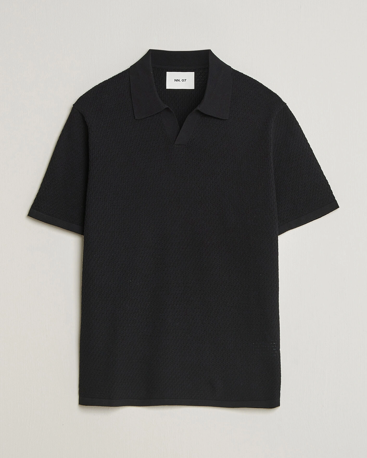 Uomini | Polo | NN07 | Paul Knitted Polo Black
