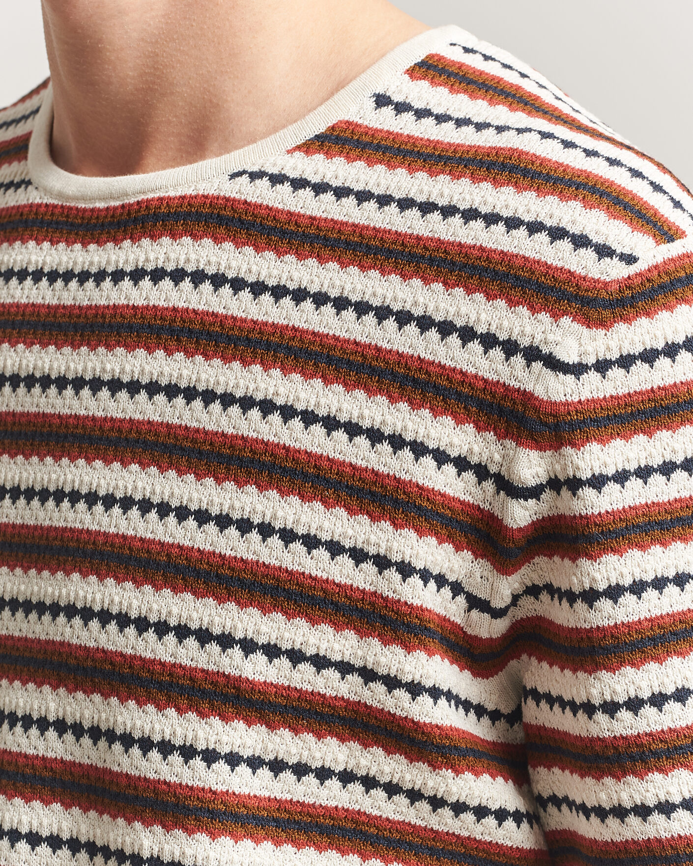 Uomini | T-shirt | NN07 | Bari Knitted Striped T-Shirt Multi