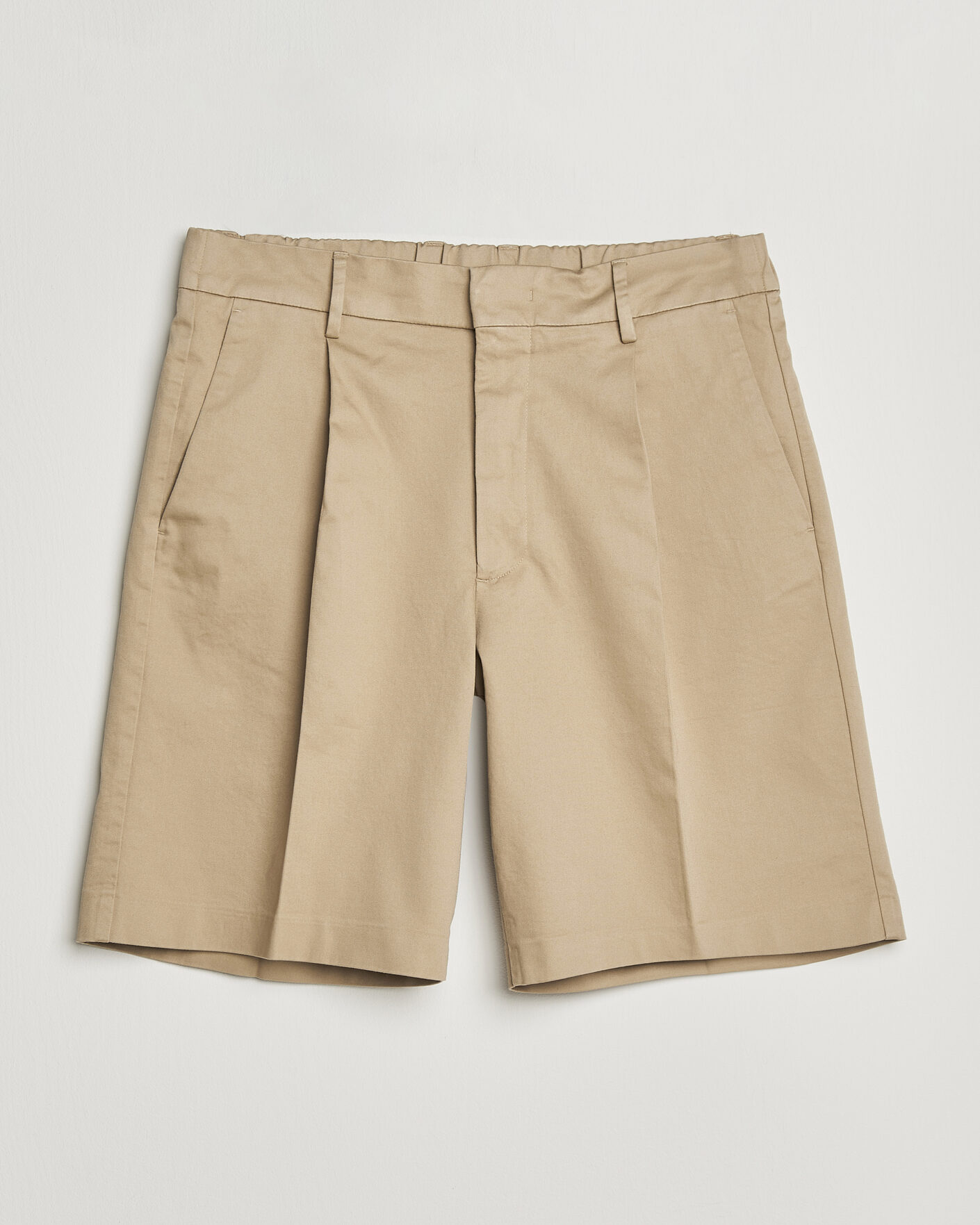 Uomini | Pantaloncini | NN07 | Kay Relaxed Fit Cotton Drawstring Shorts Desert Khaki