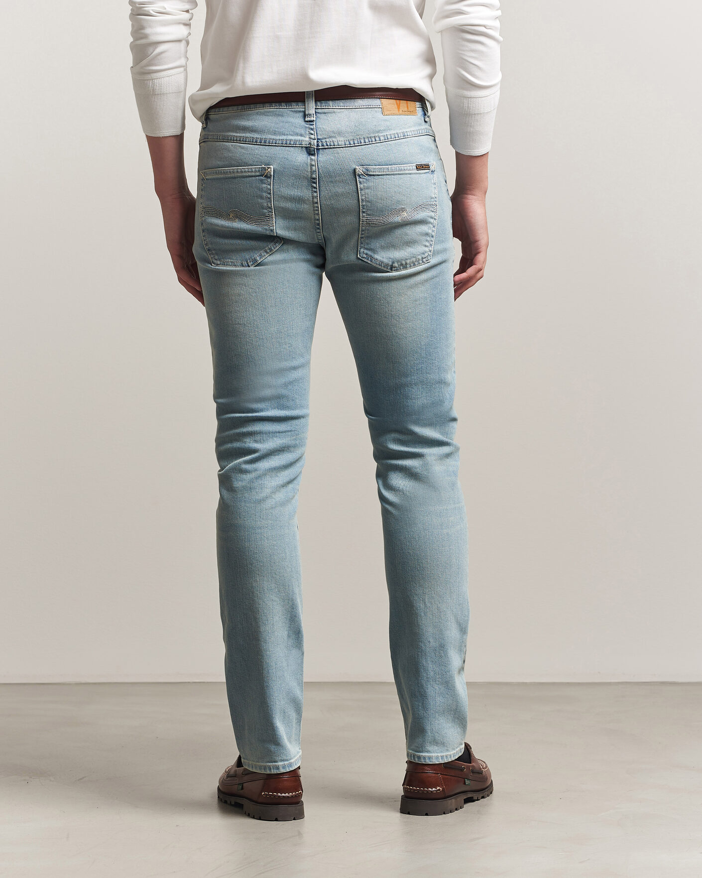 Uomini | Jeans | Nudie Jeans | Lean Dean Jeans Shallow Sea