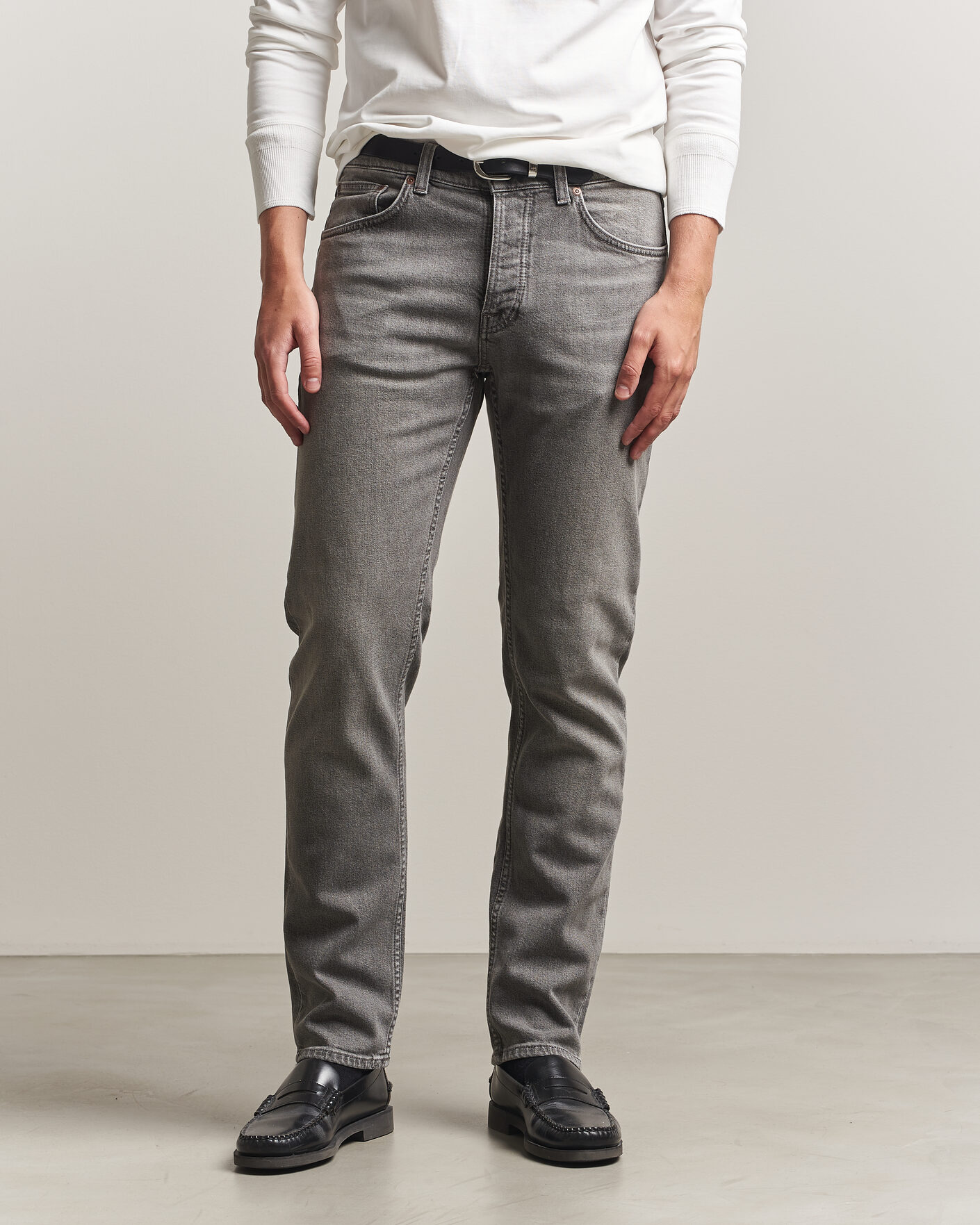 Uomini | Jeans | Nudie Jeans | Solid Ollie Jeans Pale Ash