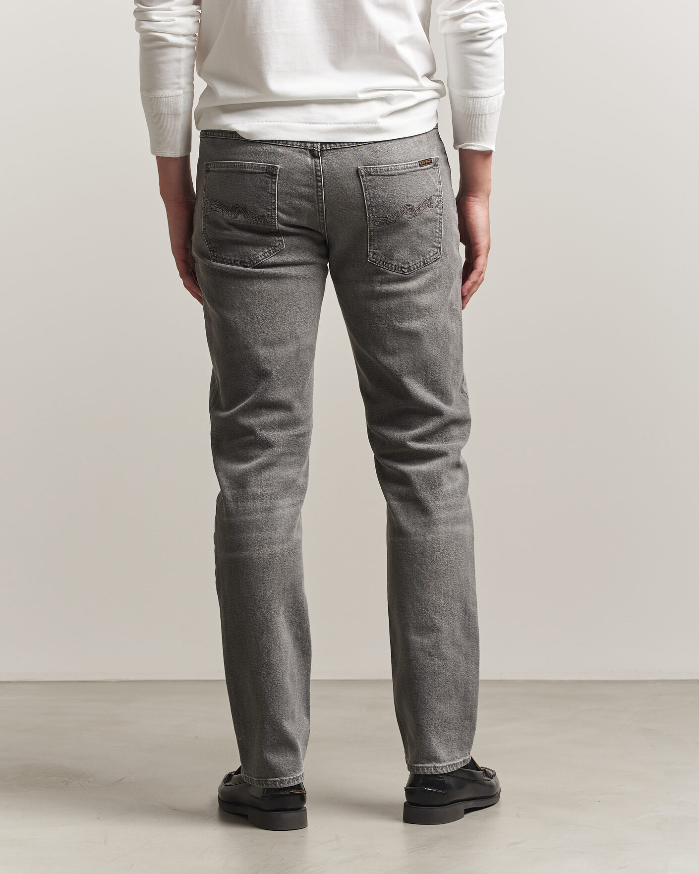Uomini | Jeans | Nudie Jeans | Solid Ollie Jeans Pale Ash