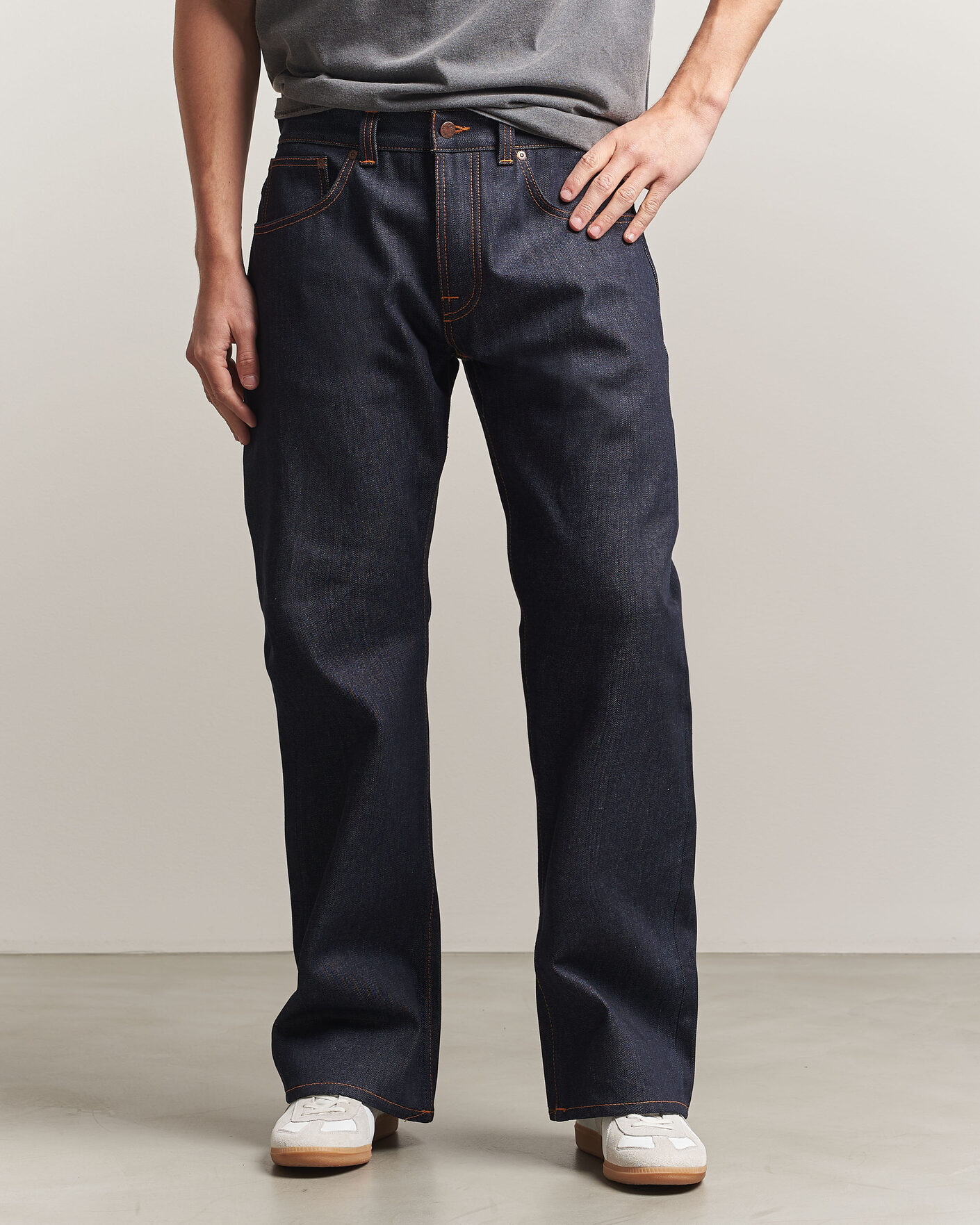 Uomini | Jeans | Nudie Jeans | Regular Alf Jeans Dry One