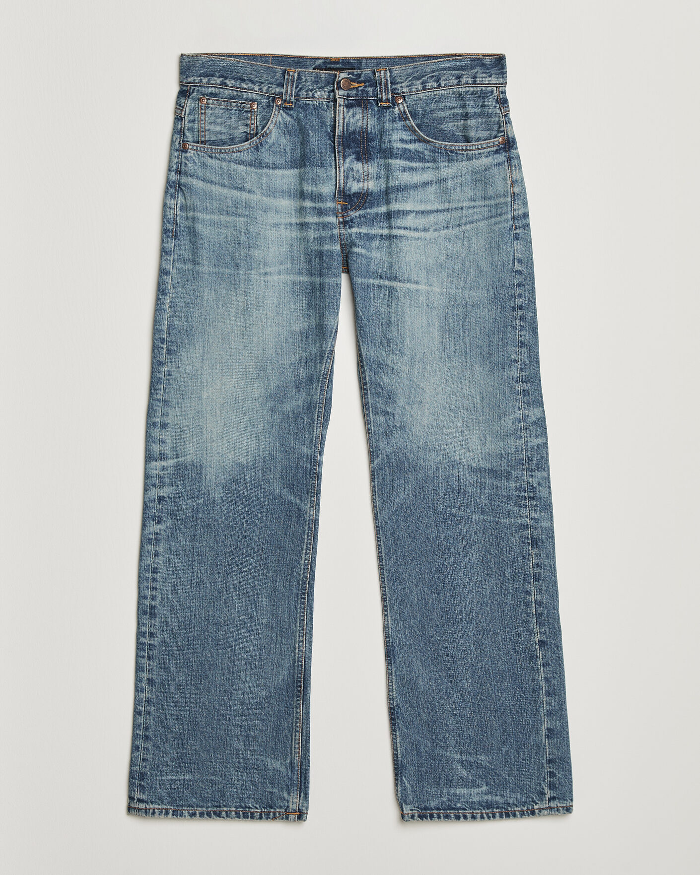 Uomini | Pantaloni | Nudie Jeans | Regular Alf Jeans Silver Tracks