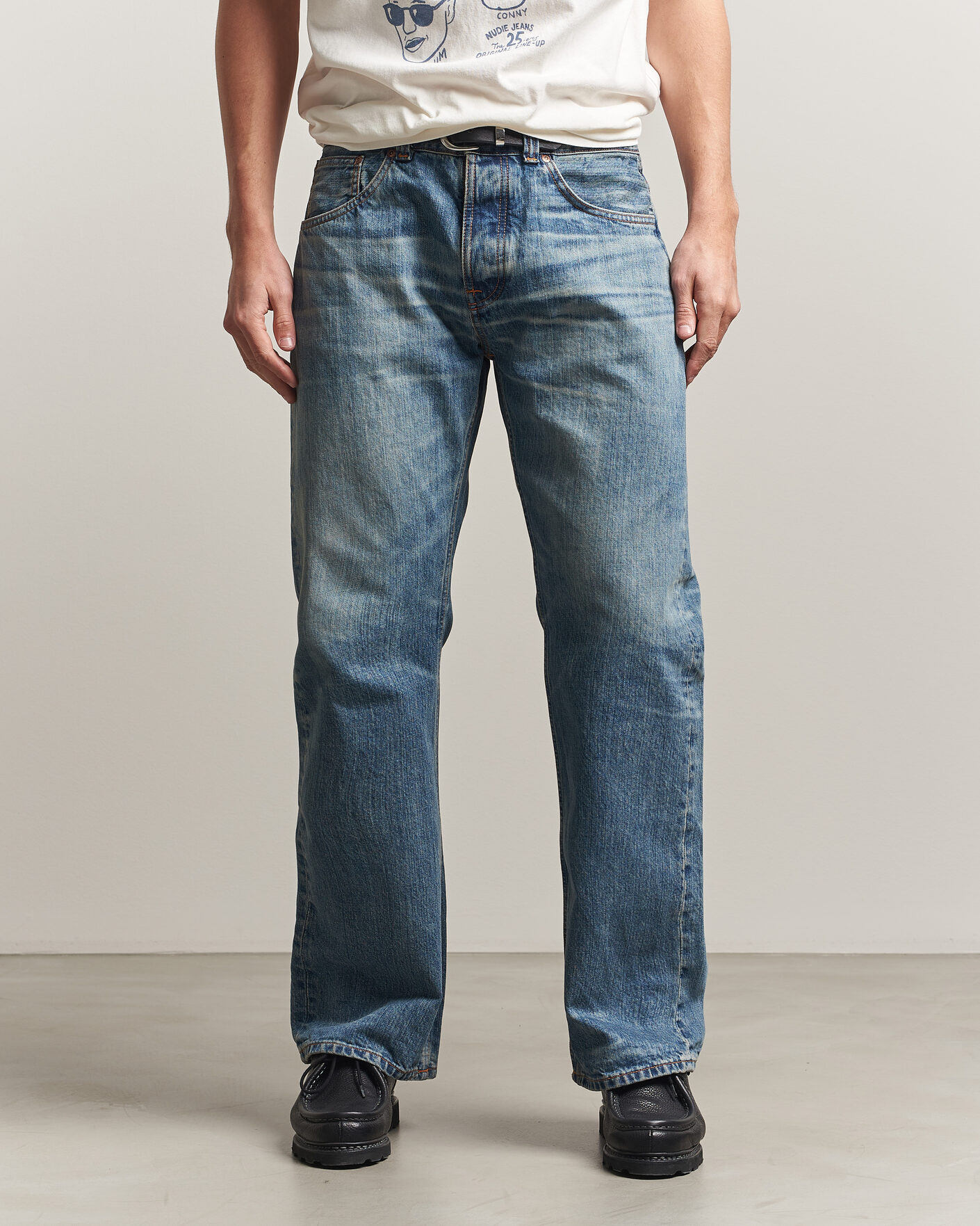 Uomini | Jeans | Nudie Jeans | Regular Alf Jeans Silver Tracks
