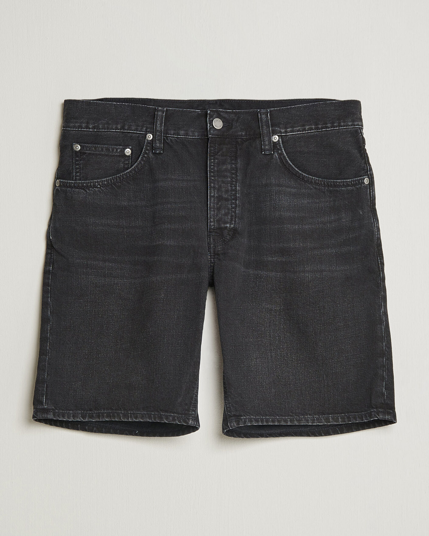 Uomini | Pantaloncini | Nudie Jeans | Seth Denim Shorts Dune Black