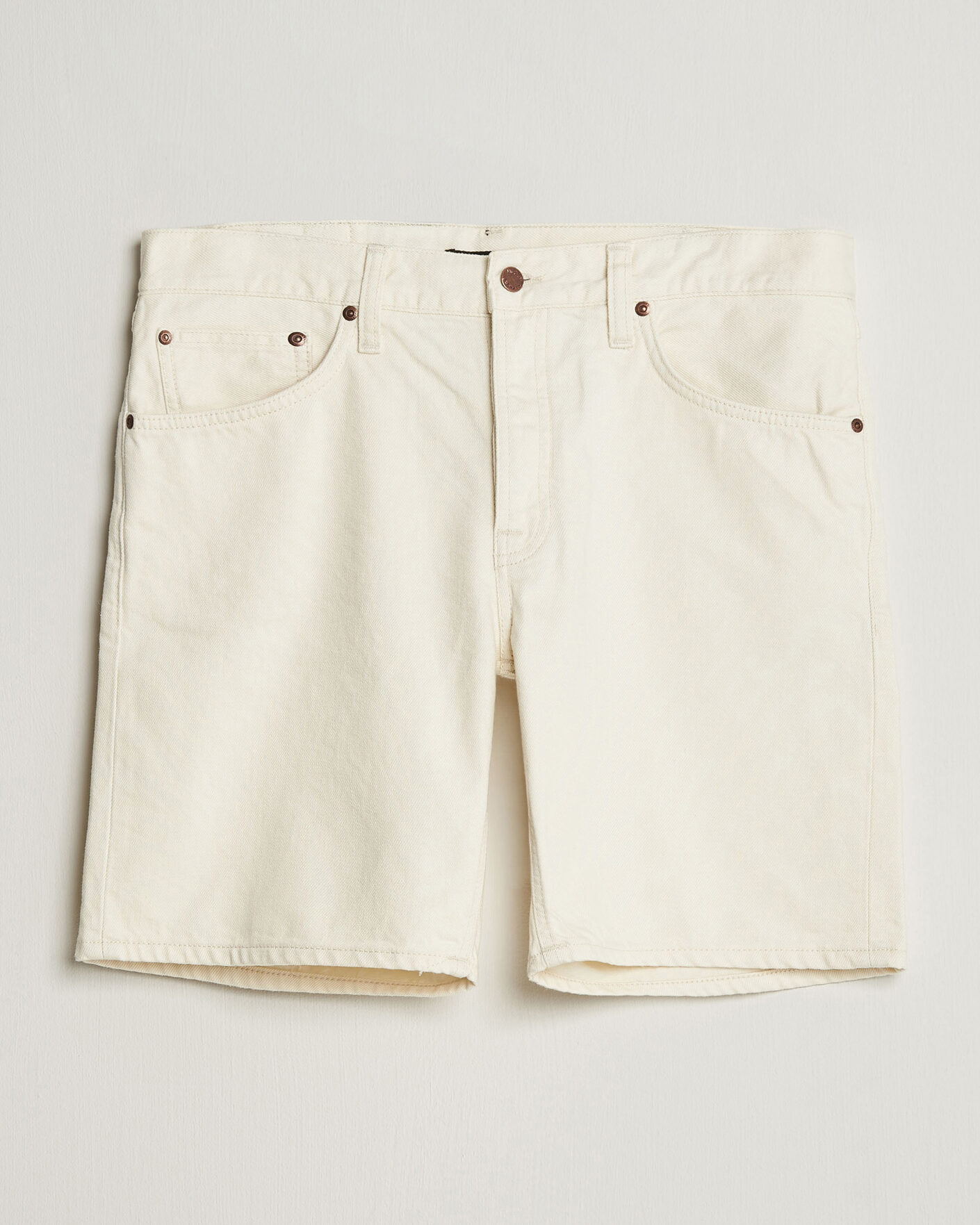Uomini | Pantaloncini | Nudie Jeans | Seth Denim Shorts Everivory