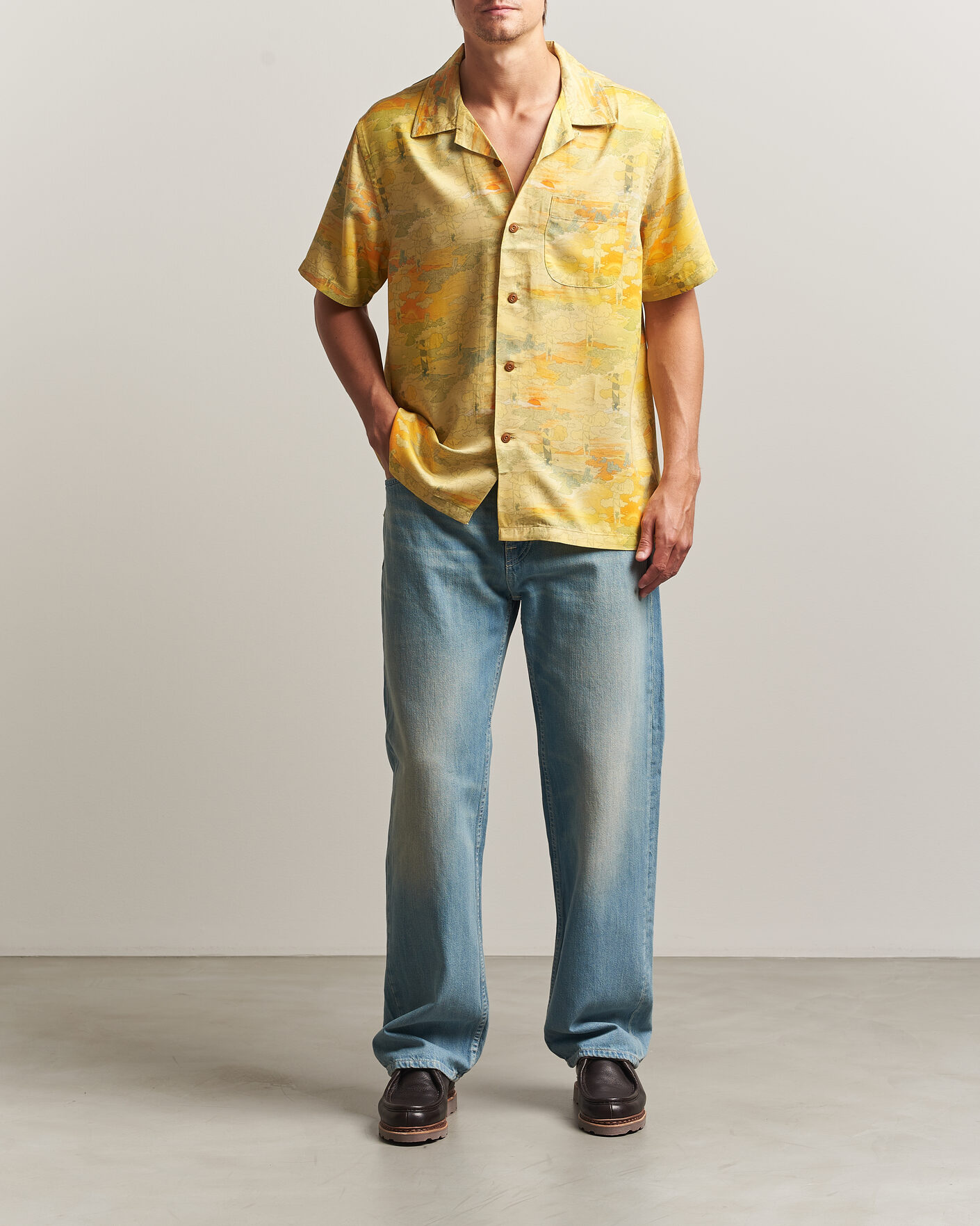 Uomini | Camicie | Nudie Jeans | Arvid Hawaii Shirt Drift Away