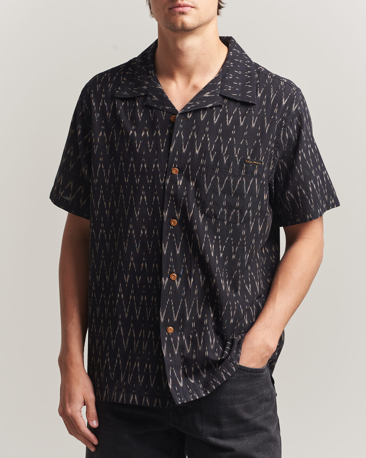 Uomini | Camicie | Nudie Jeans | Arvid Hawaii Shirt Ikat Multi