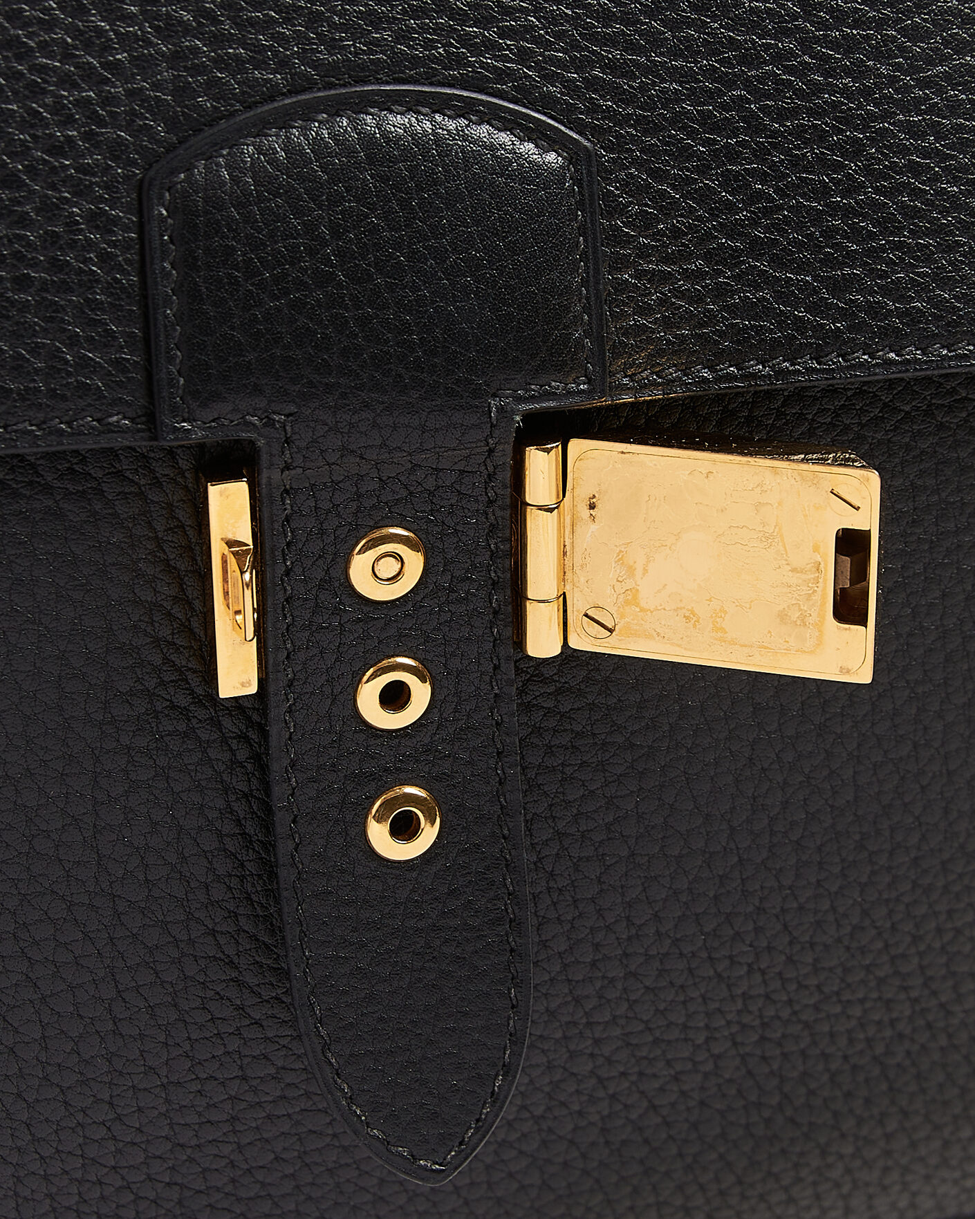 Uomini | Pre-Owned & Vintage Bags | Hermès Pre-Owned | Sac à Dépêches 41 Black