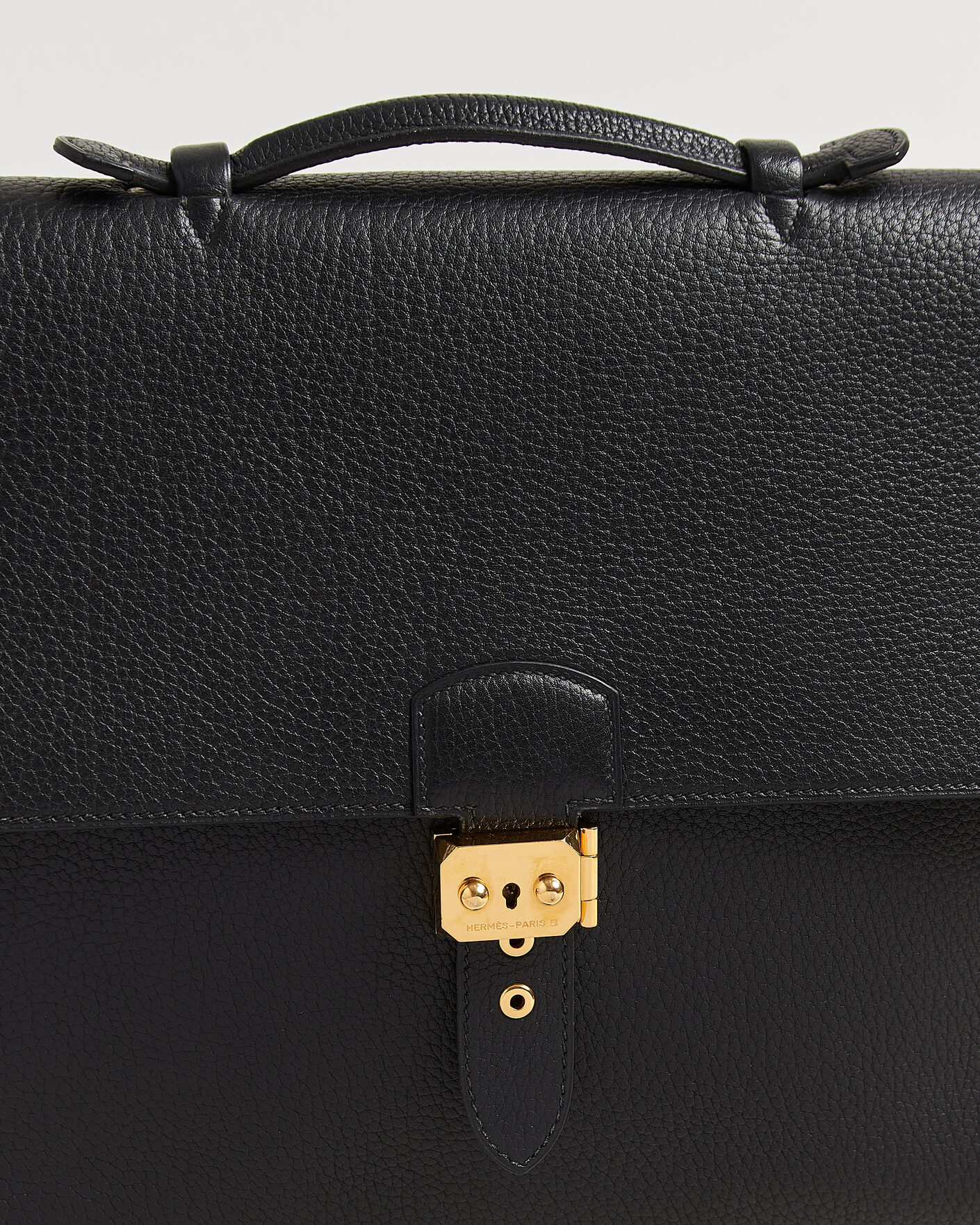 Uomini | Pre-Owned & Vintage Bags | Hermès Pre-Owned | Sac à Dépêches 41 Black