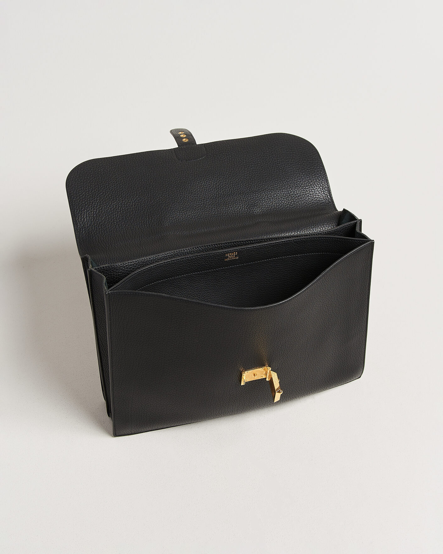 Uomini | Pre-Owned & Vintage Bags | Hermès Pre-Owned | Sac à Dépêches 41 Black