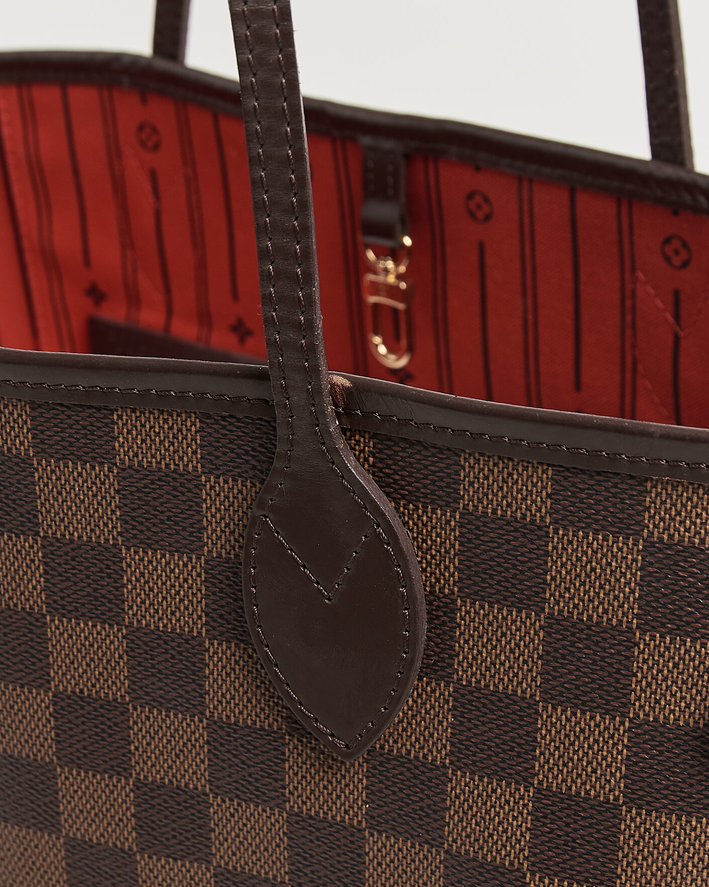 Uomini | Pre-Owned & Vintage Bags | Louis Vuitton Pre-Owned | Neverfull MM Damier Ebene