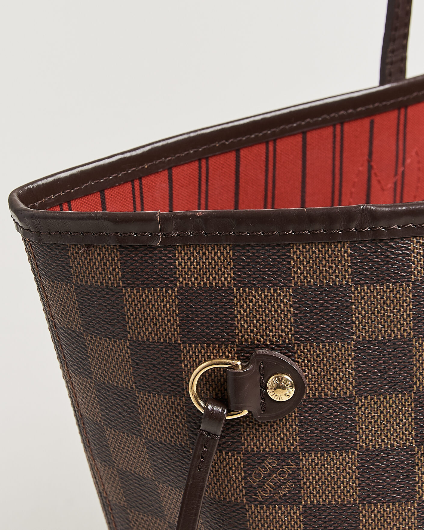 Uomini | Pre-Owned & Vintage Bags | Louis Vuitton Pre-Owned | Neverfull MM Damier Ebene