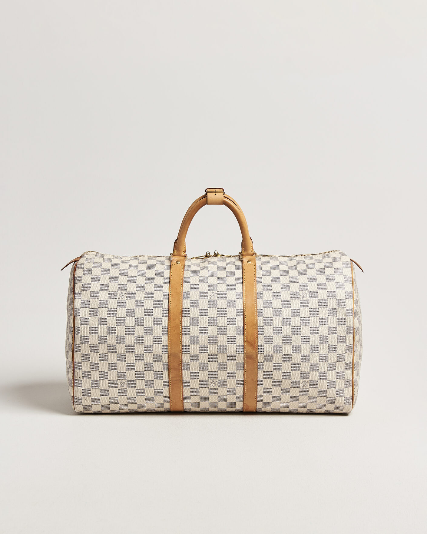 Uomini | Pre-Owned & Vintage Bags | Louis Vuitton Pre-Owned | Keepall 50 Damier Azur