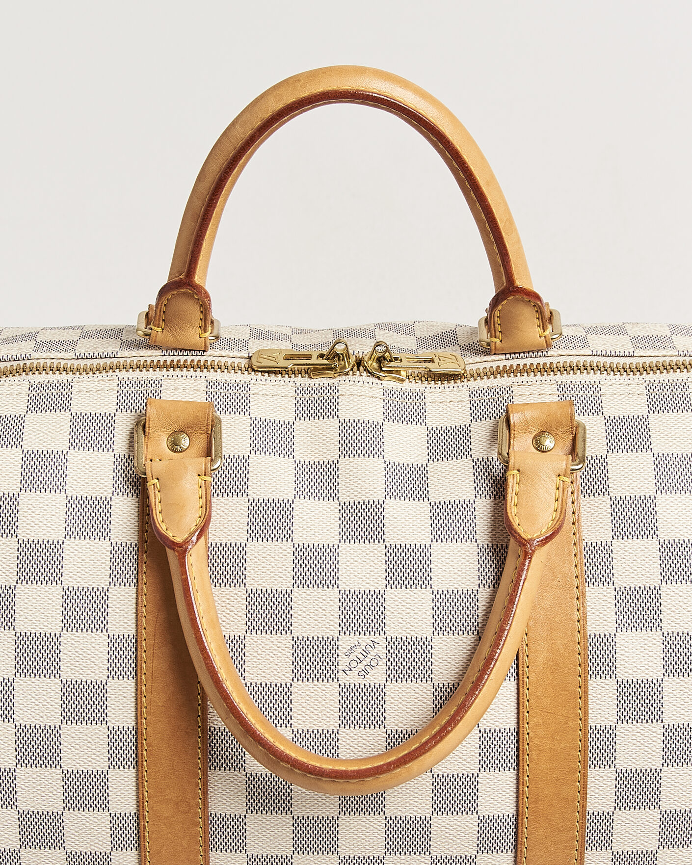 Uomini | Pre-Owned & Vintage Bags | Louis Vuitton Pre-Owned | Keepall 50 Damier Azur