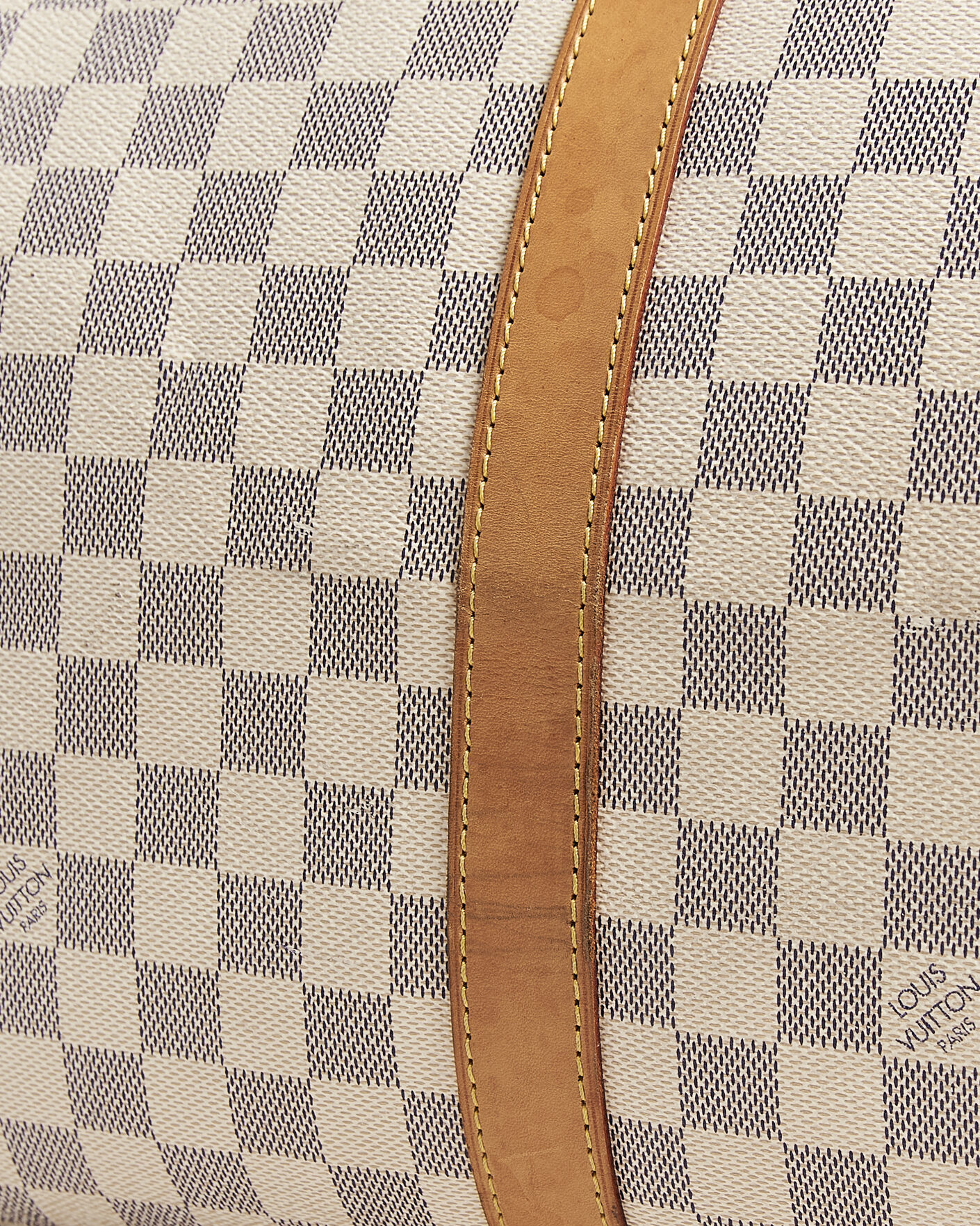 Uomini | Pre-Owned & Vintage Bags | Louis Vuitton Pre-Owned | Keepall 50 Damier Azur