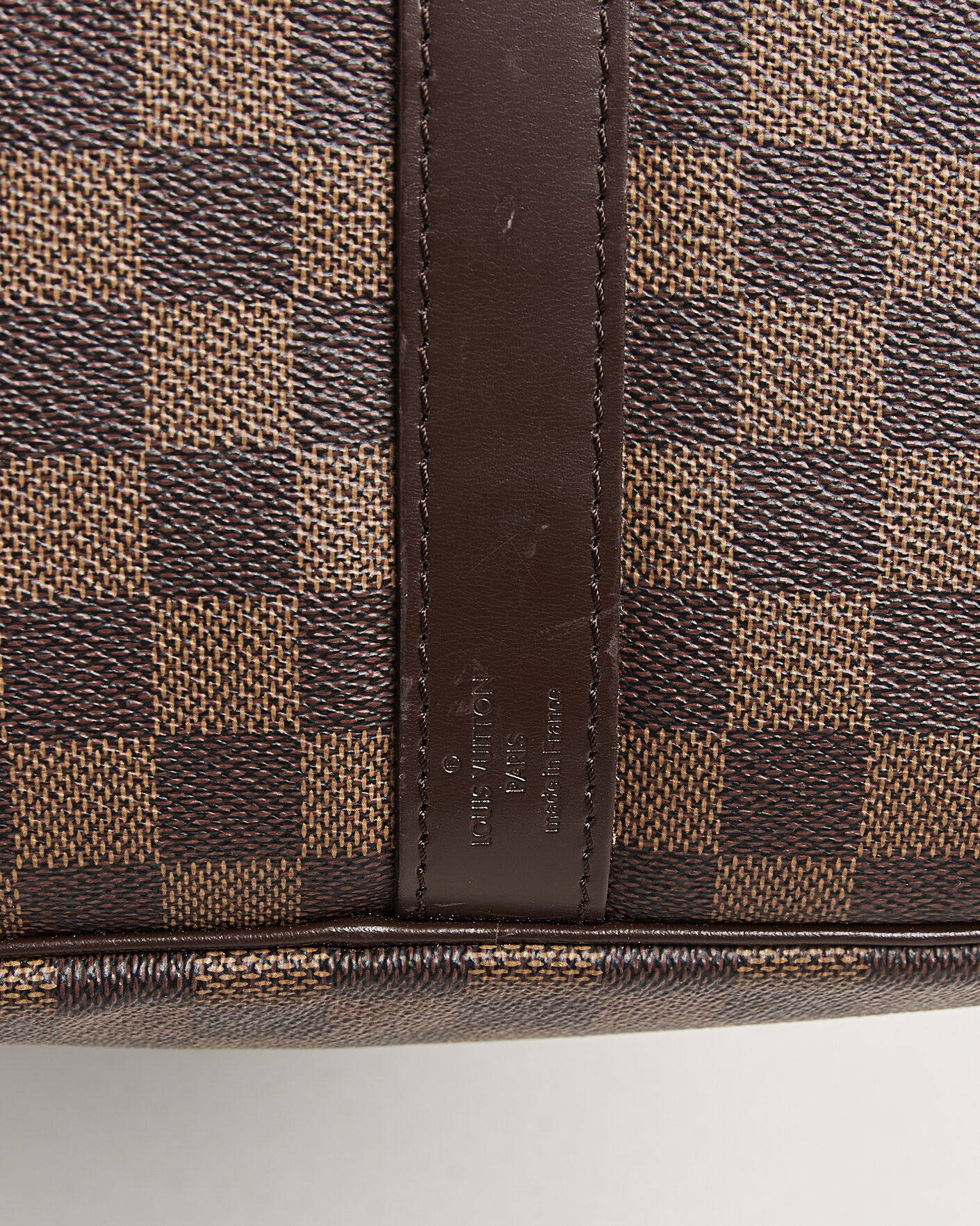 Uomini | Pre-Owned & Vintage Bags | Louis Vuitton Pre-Owned | Keepall 55 Bandouliére Damier Ebene