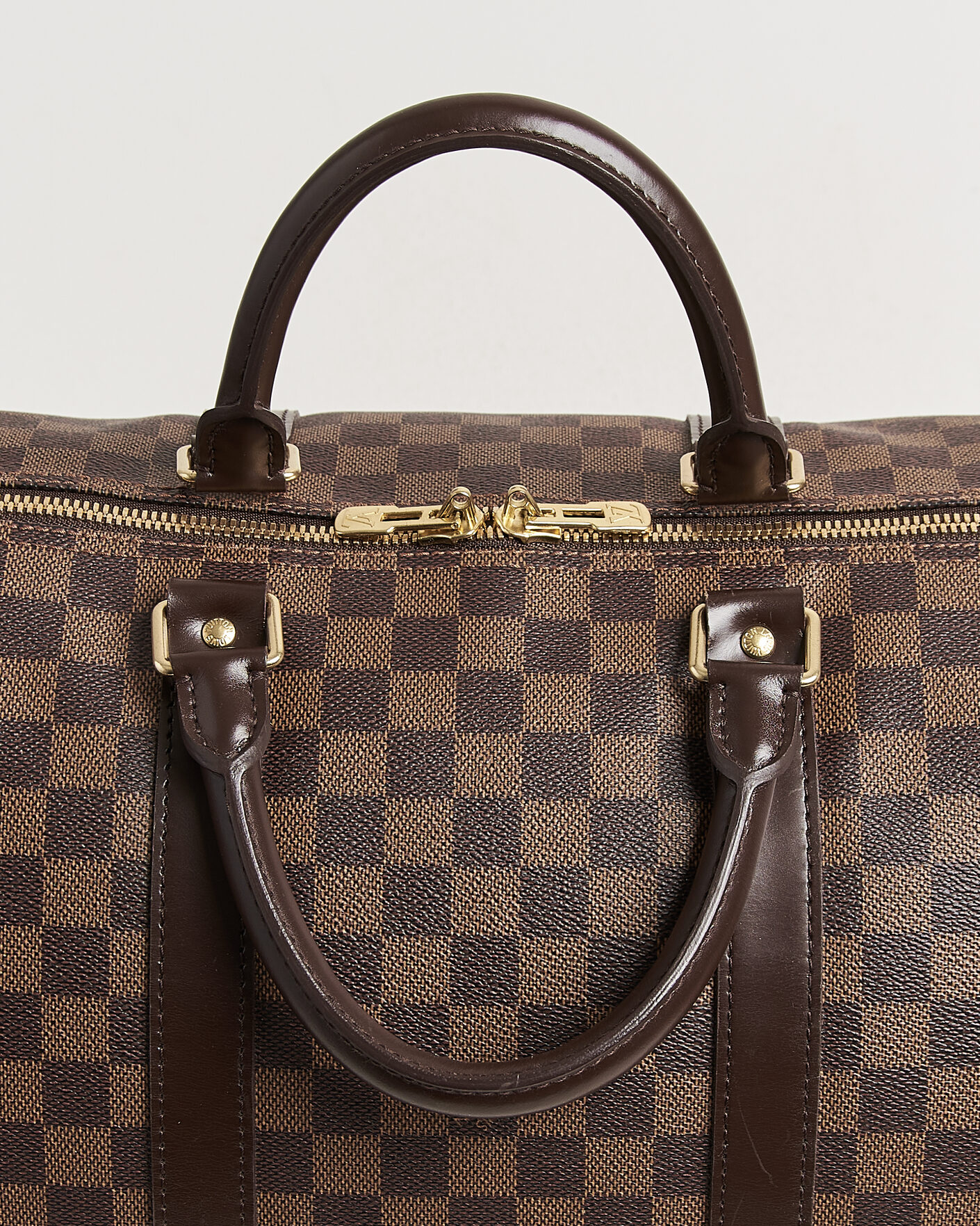 Uomini | Pre-Owned & Vintage Bags | Louis Vuitton Pre-Owned | Keepall 55 Bandouliére Damier Ebene