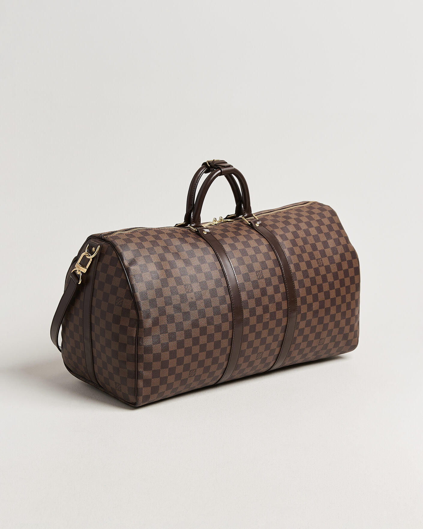 Uomini | Pre-Owned & Vintage Bags | Louis Vuitton Pre-Owned | Keepall 55 Bandouliére Damier Ebene
