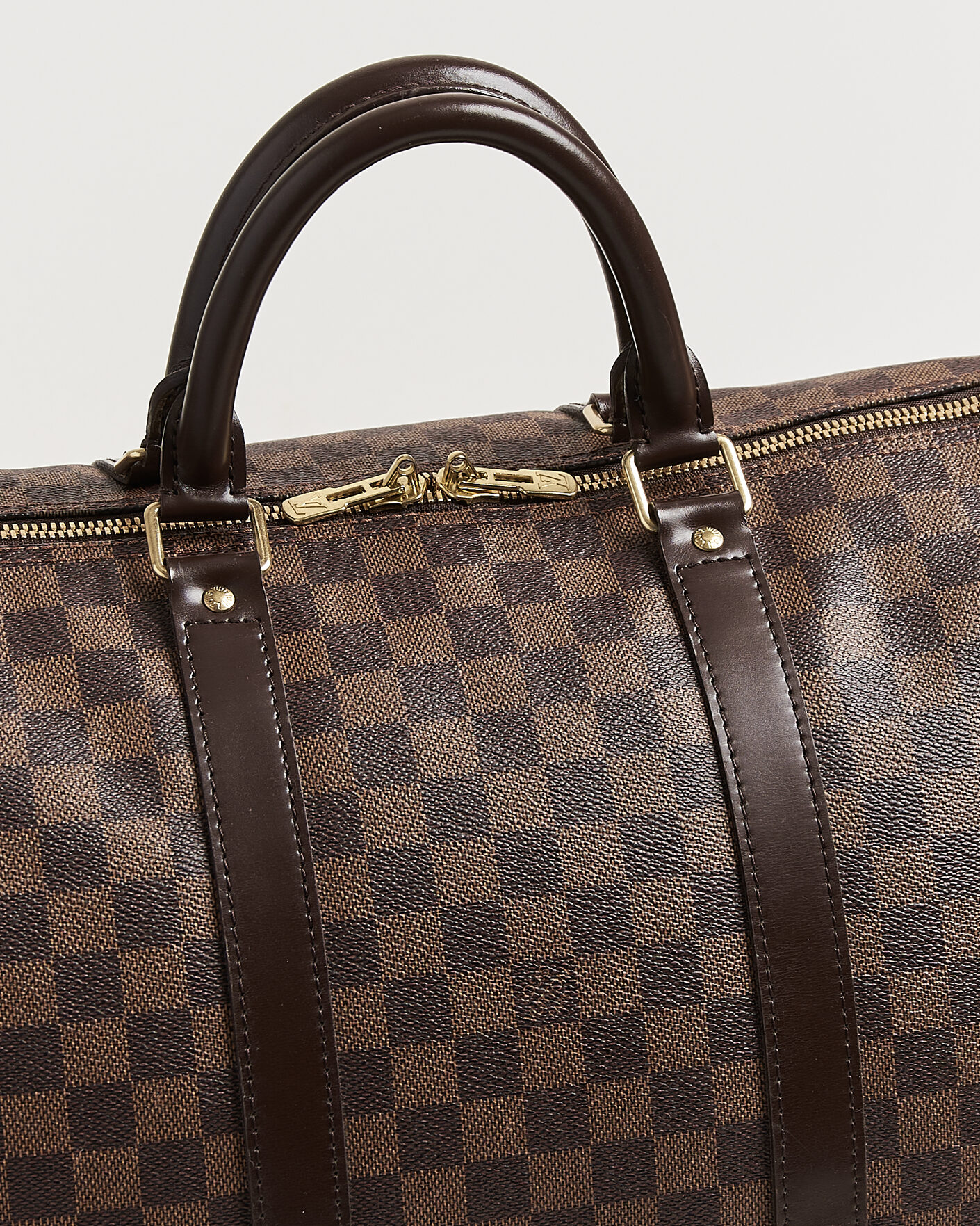 Uomini | Pre-Owned & Vintage Bags | Louis Vuitton Pre-Owned | Keepall 55 Bandouliére Damier Ebene