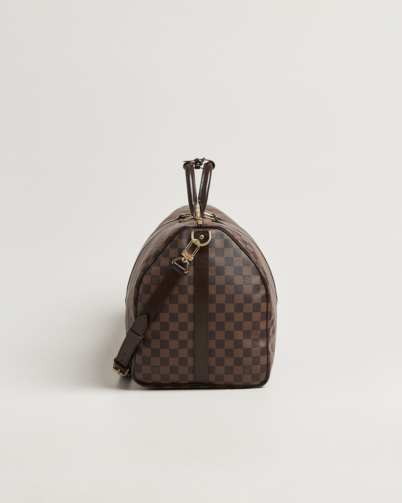 Uomini | Pre-Owned & Vintage Bags | Louis Vuitton Pre-Owned | Keepall 55 Bandouliére Damier Ebene