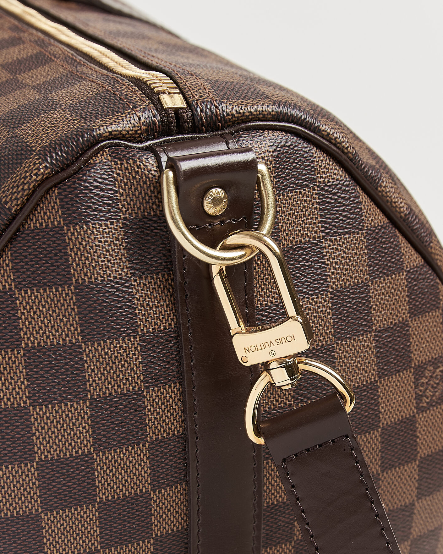 Uomini | Pre-Owned & Vintage Bags | Louis Vuitton Pre-Owned | Keepall 55 Bandouliére Damier Ebene