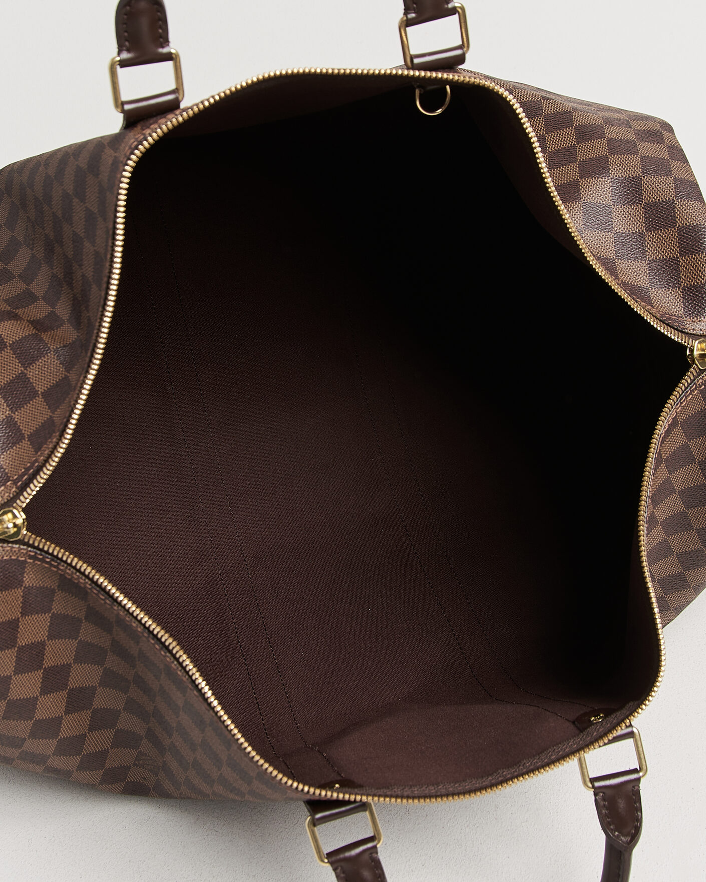 Uomini | Pre-Owned & Vintage Bags | Louis Vuitton Pre-Owned | Keepall 55 Bandouliére Damier Ebene