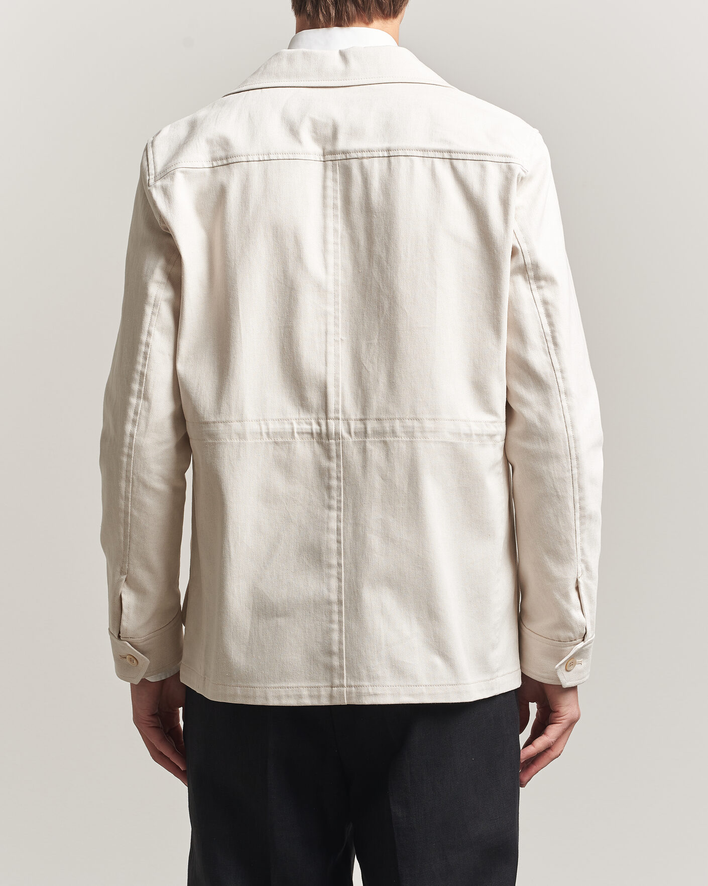 Uomini | Giacche | Oscar Jacobson | Sirolo Shirt Jacket Off White