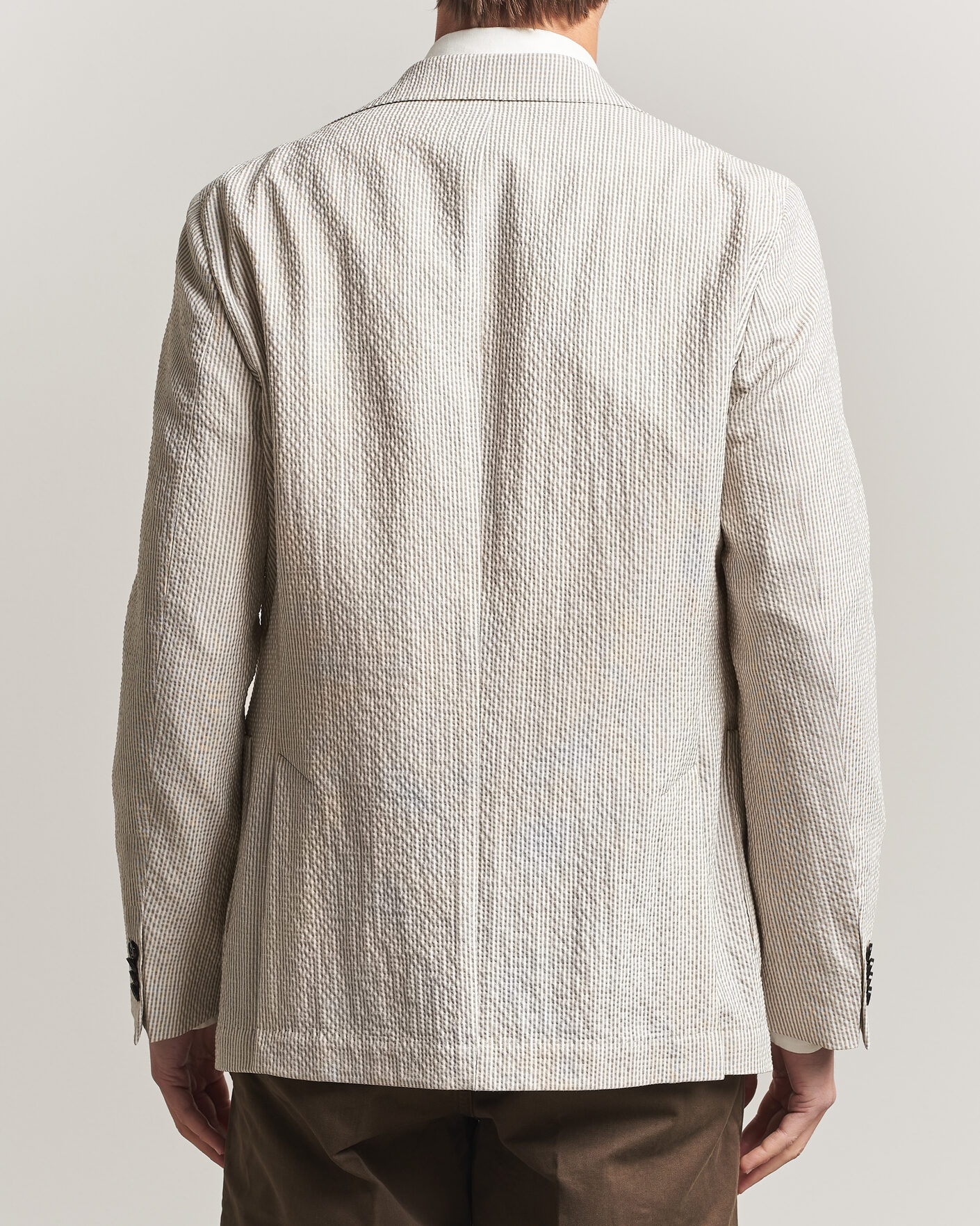 Uomini | Blazers | Oscar Jacobson | Ferry Patch Soft Blazer Brindle Beige
