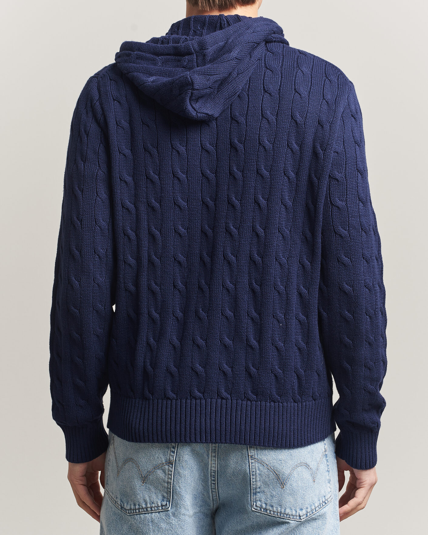 Uomini | Maglieria | Polo Ralph Lauren | Knitted Full Zip Sweater Bright Navy