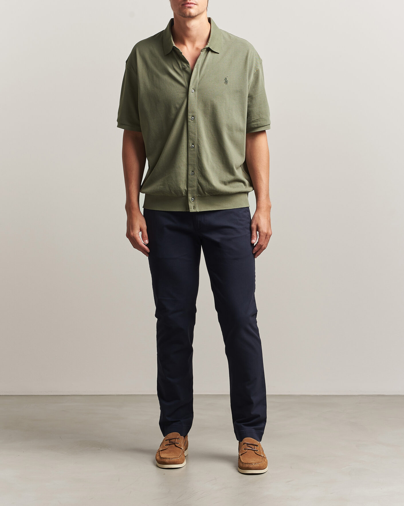 Uomini | Polo | Polo Ralph Lauren | Buttoned Polo Cruise Olive