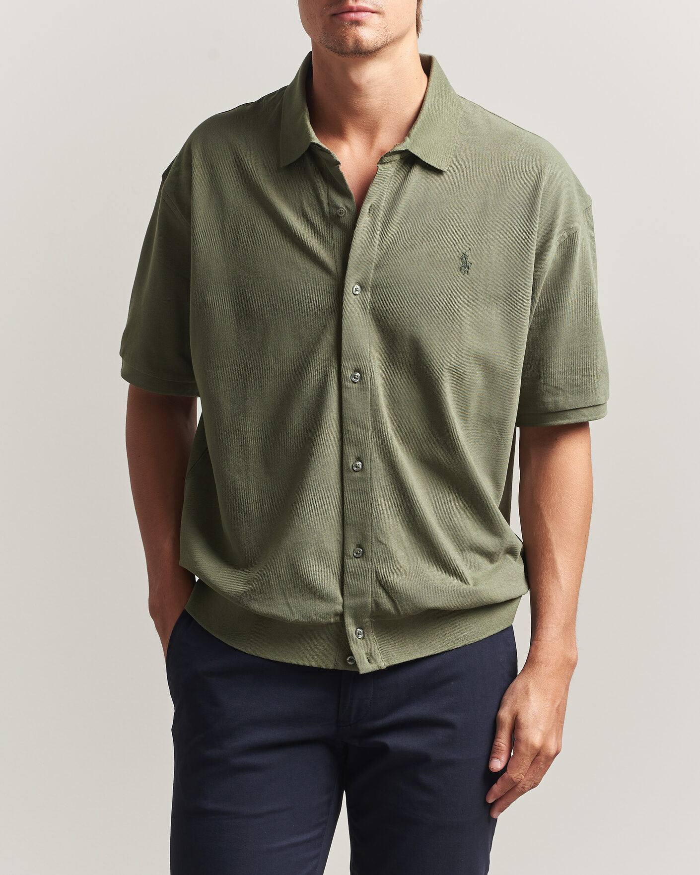 Uomini | Polo | Polo Ralph Lauren | Buttoned Polo Cruise Olive