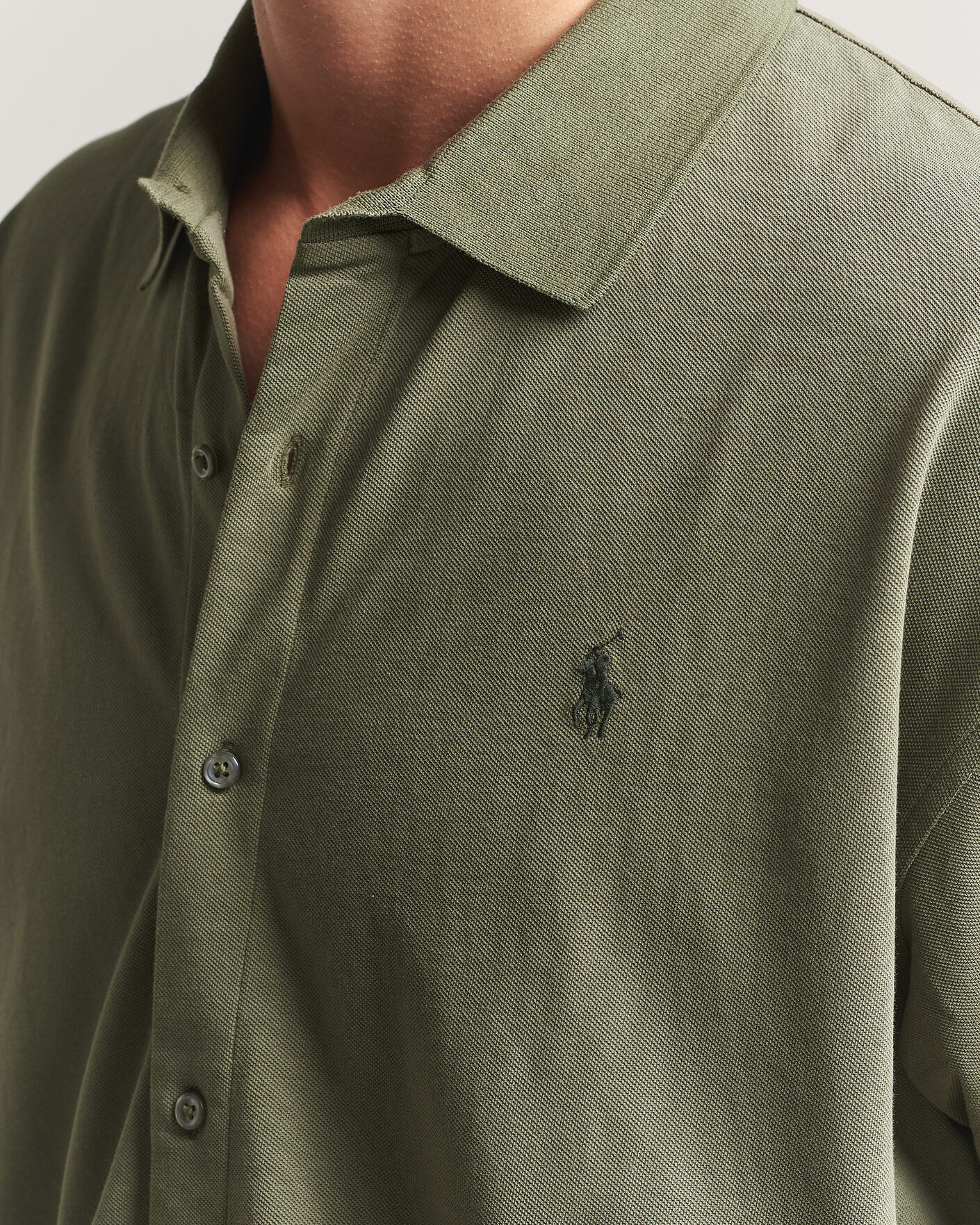 Uomini | Polo | Polo Ralph Lauren | Buttoned Polo Cruise Olive