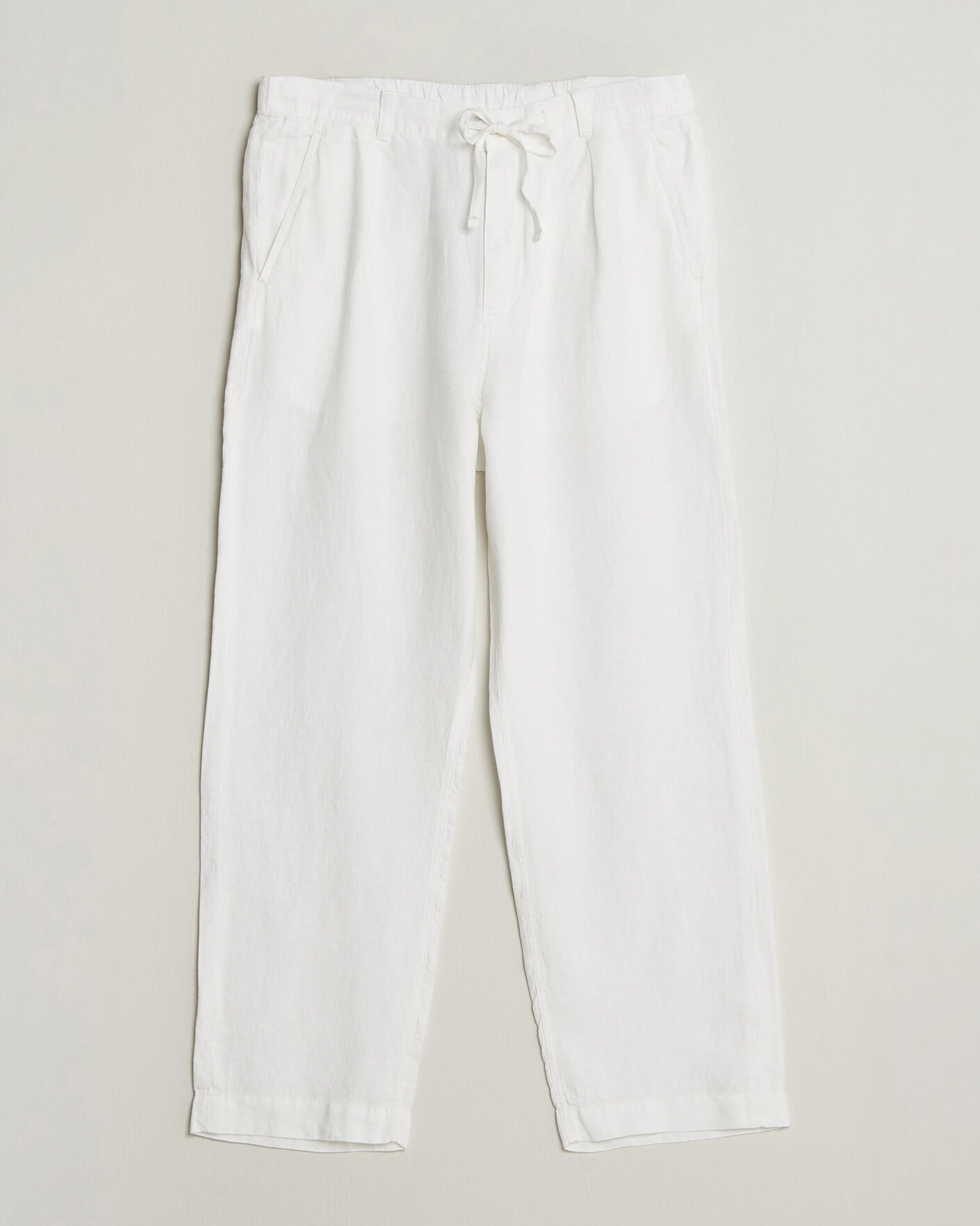 Uomini | Pantaloni | Polo Ralph Lauren | Easy Fit Pleated Trousers Ceramic White