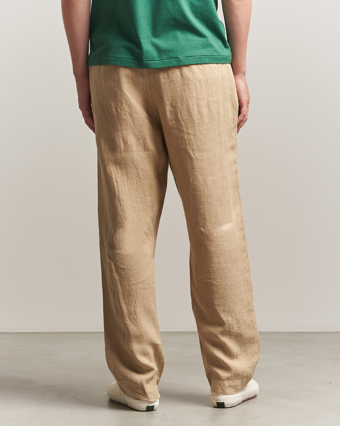 Uomini | Pantaloni | Polo Ralph Lauren | Easy Fit Pleated Trousers Coastal Beige