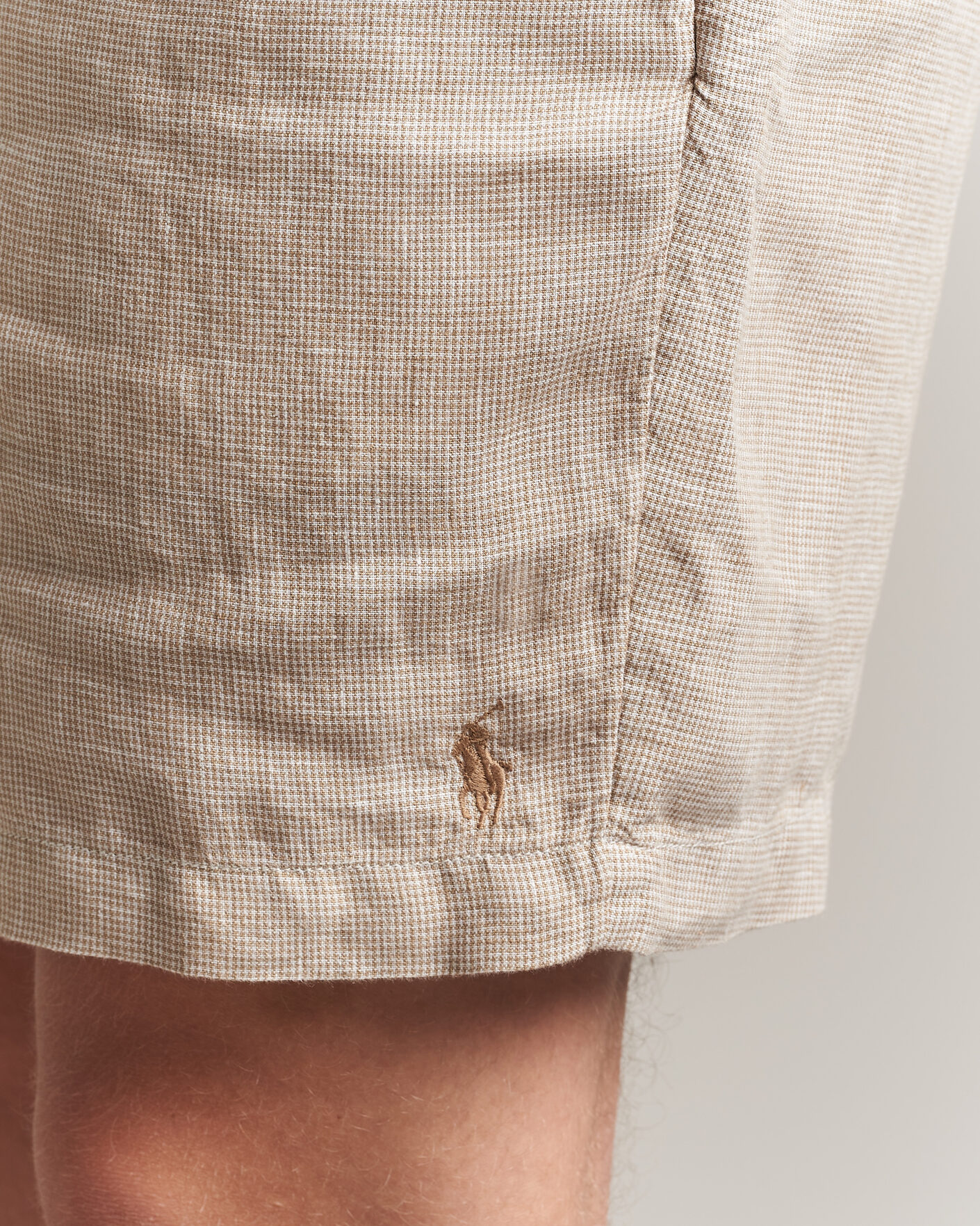 Uomini | Pantaloncini | Polo Ralph Lauren | Woven Linen Shorts Coastal Beige White