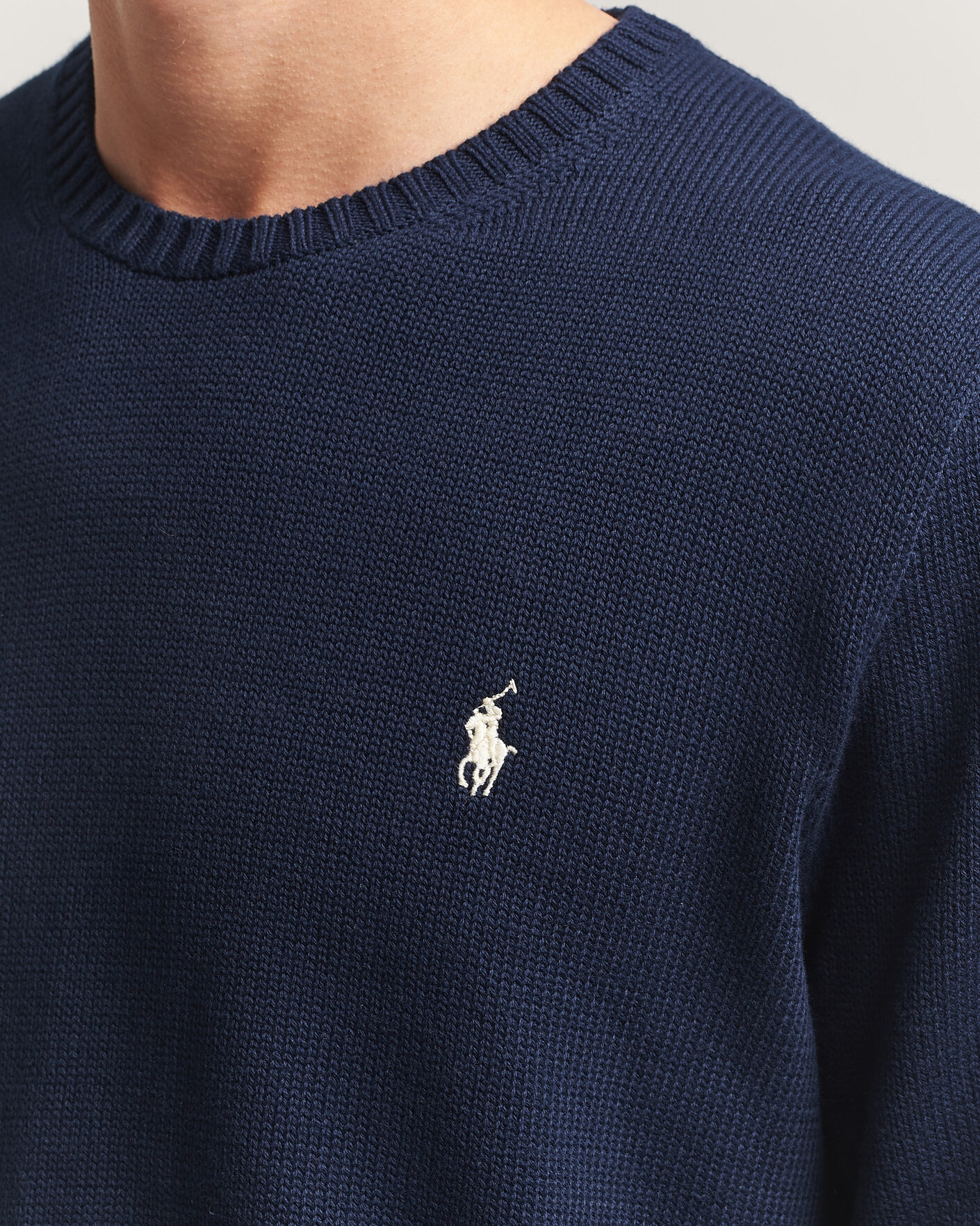 Uomini | Maglieria | Polo Ralph Lauren | Cotton Crew Neck Pullover Hunter Navy